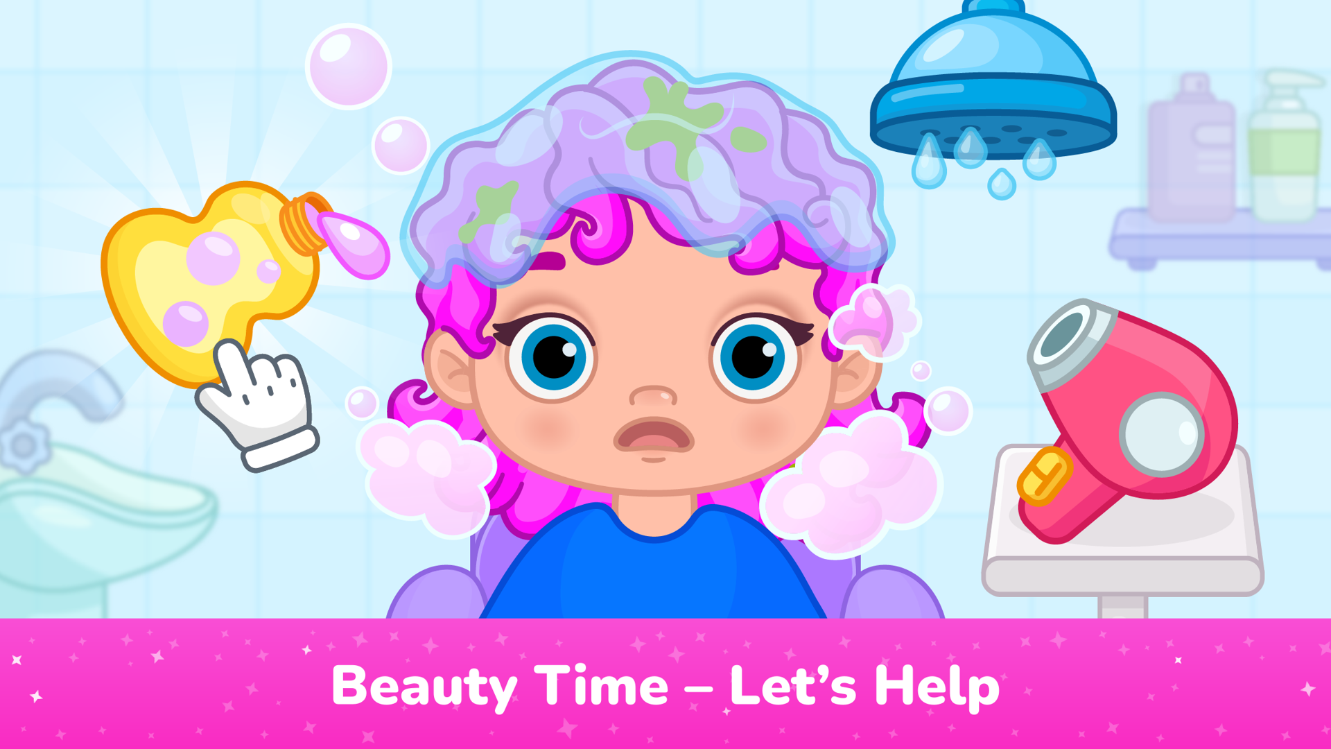 اسکرین شات 3 بازی Beauty Salon Games for Kids 2+