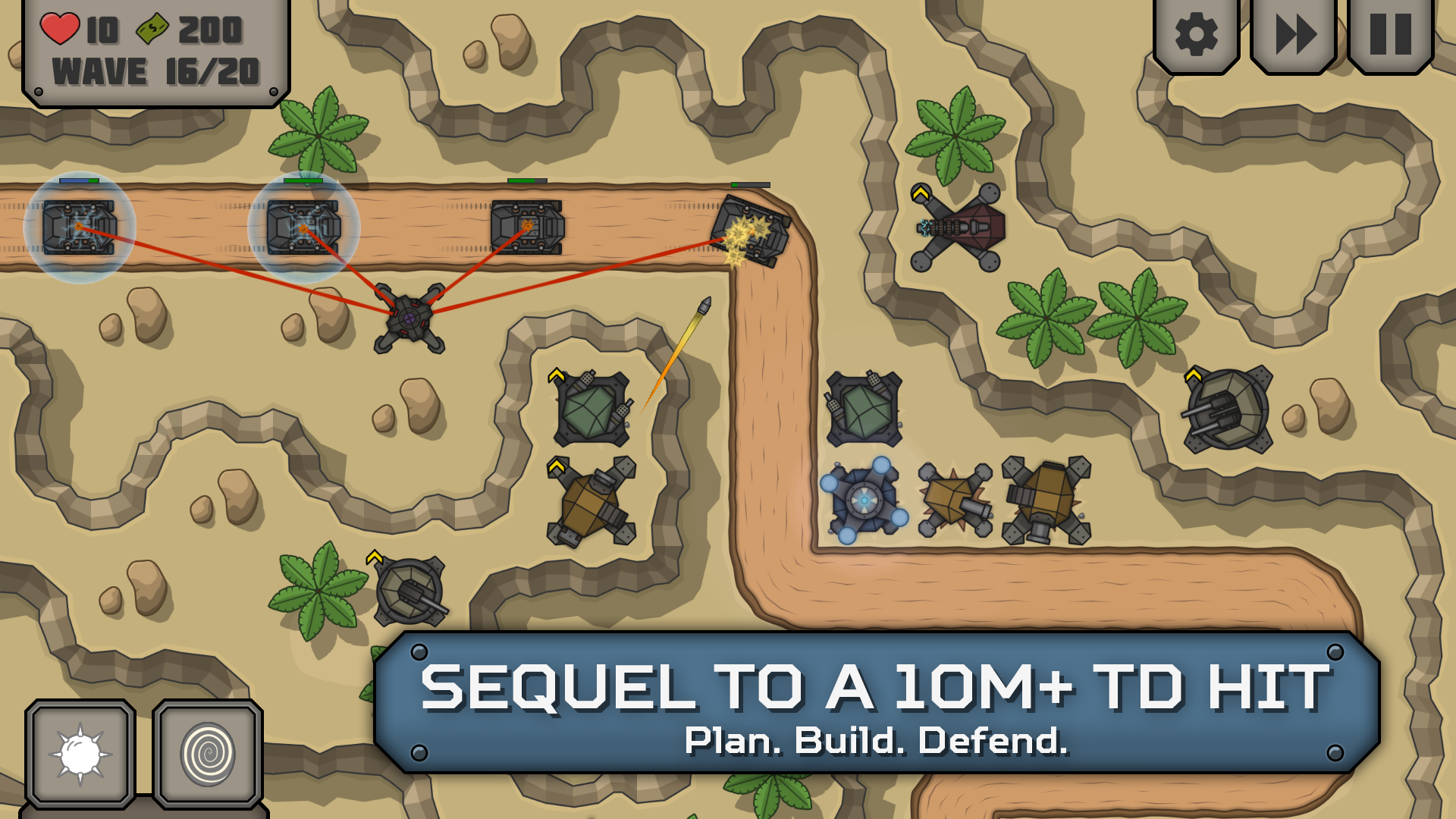 اسکرین شات 1 بازی Tactical War 2: Tower Defense