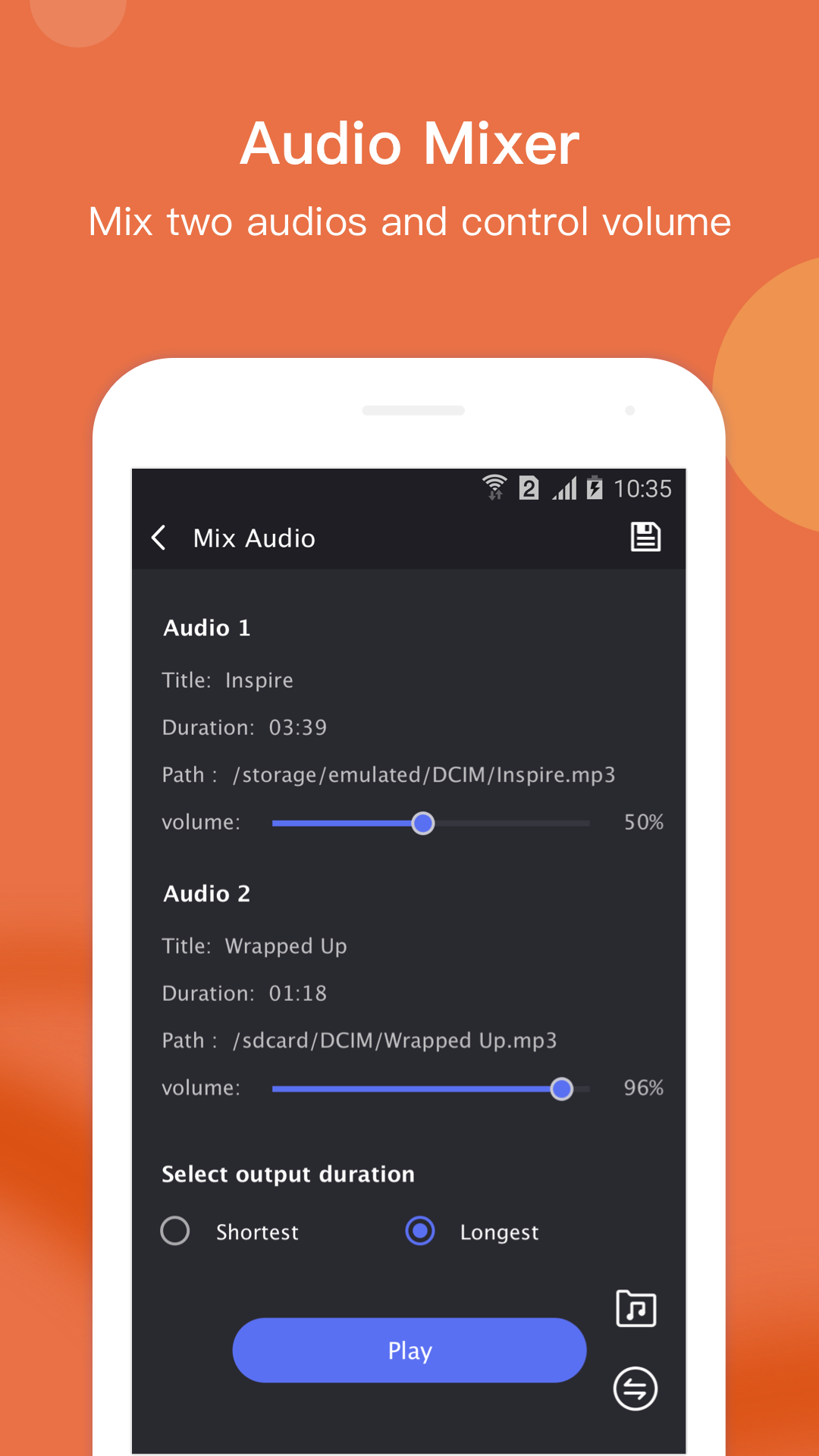 اسکرین شات 4 برنامه Music Editor