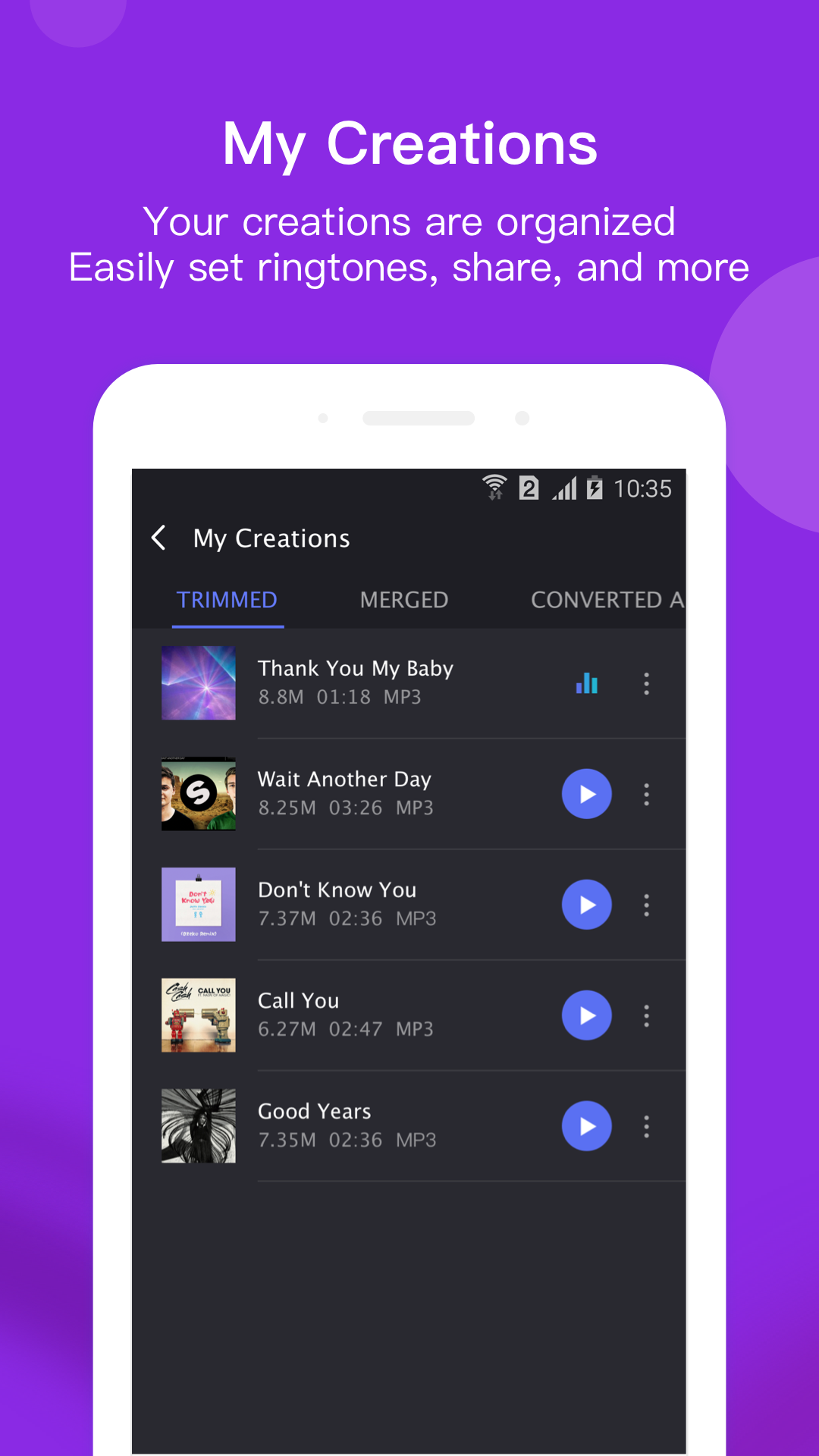 اسکرین شات 6 برنامه Music Editor