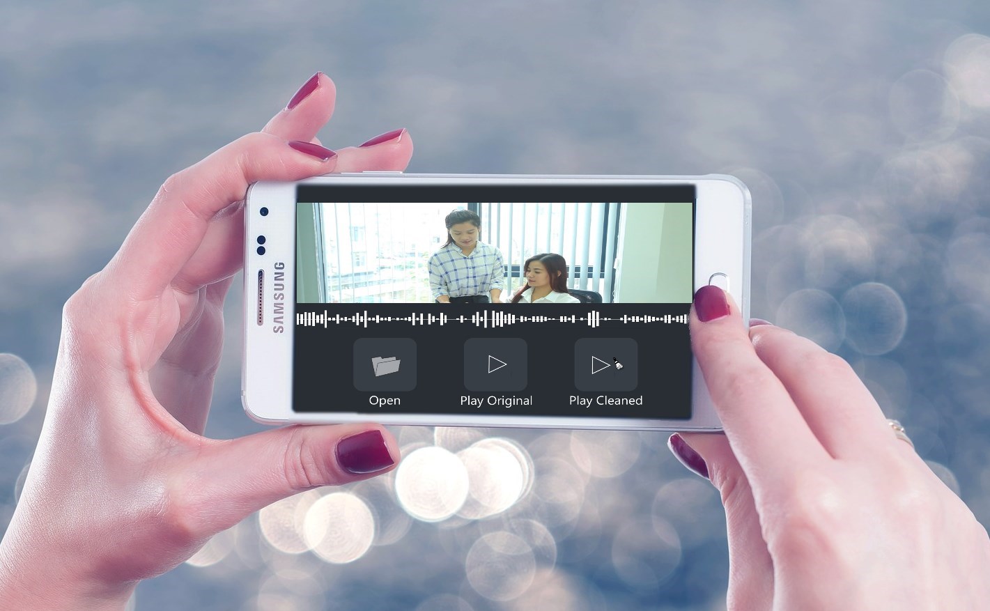 اسکرین شات 6 برنامه Video Noise Cleaner - ByeNoise