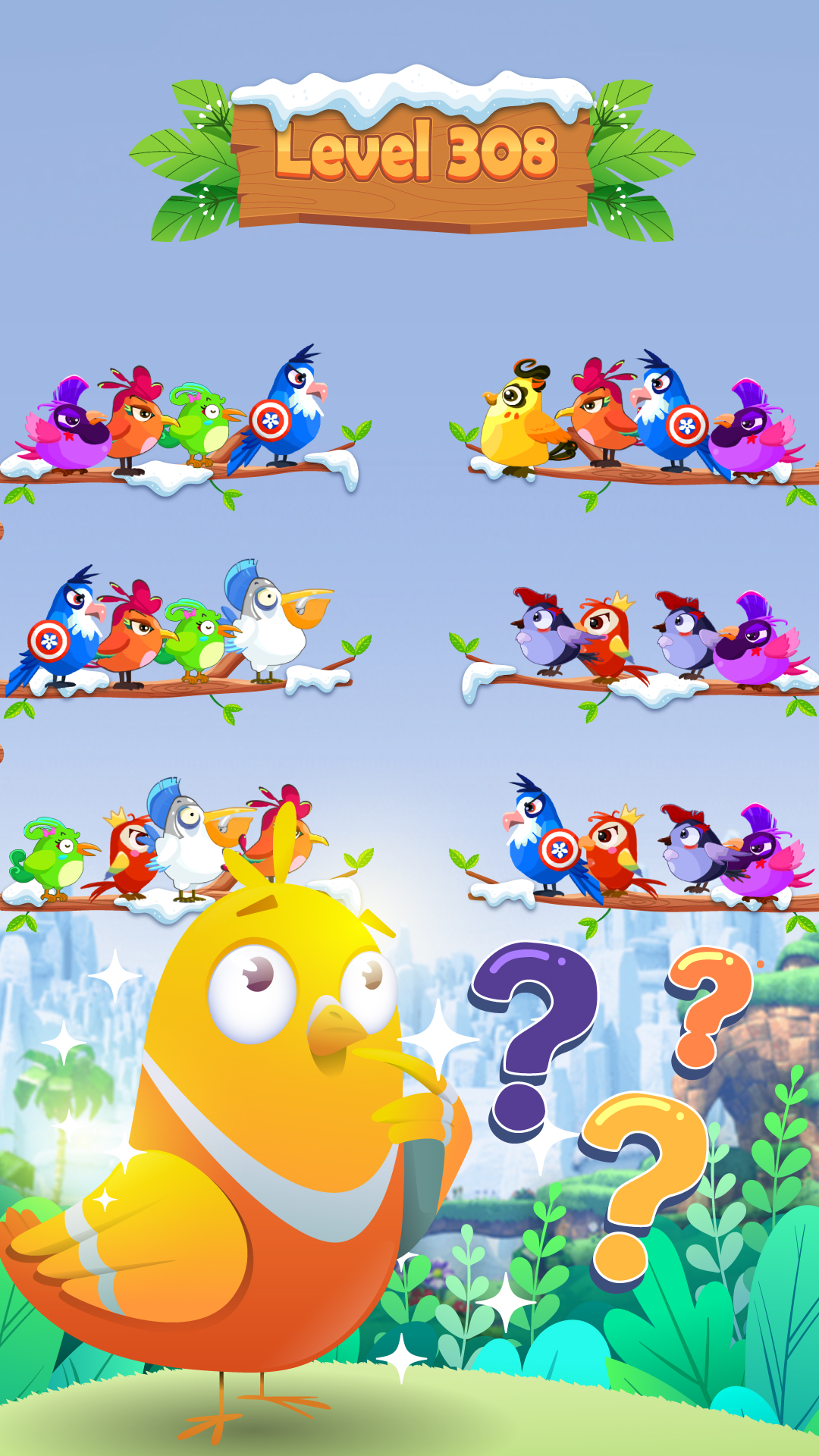 اسکرین شات 4 بازی Bird Sort Puzzle: Color Sort