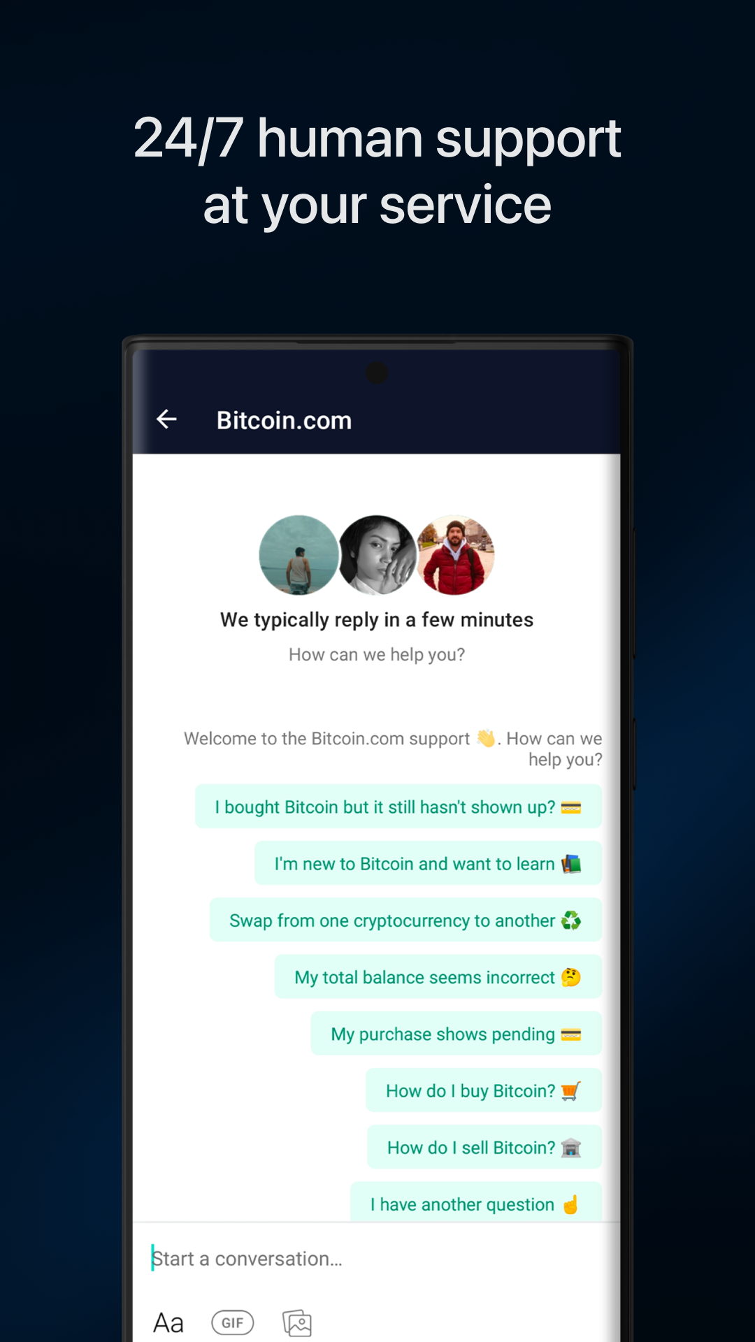 اسکرین شات 4 برنامه Bitcoin & Crypto DeFi Wallet