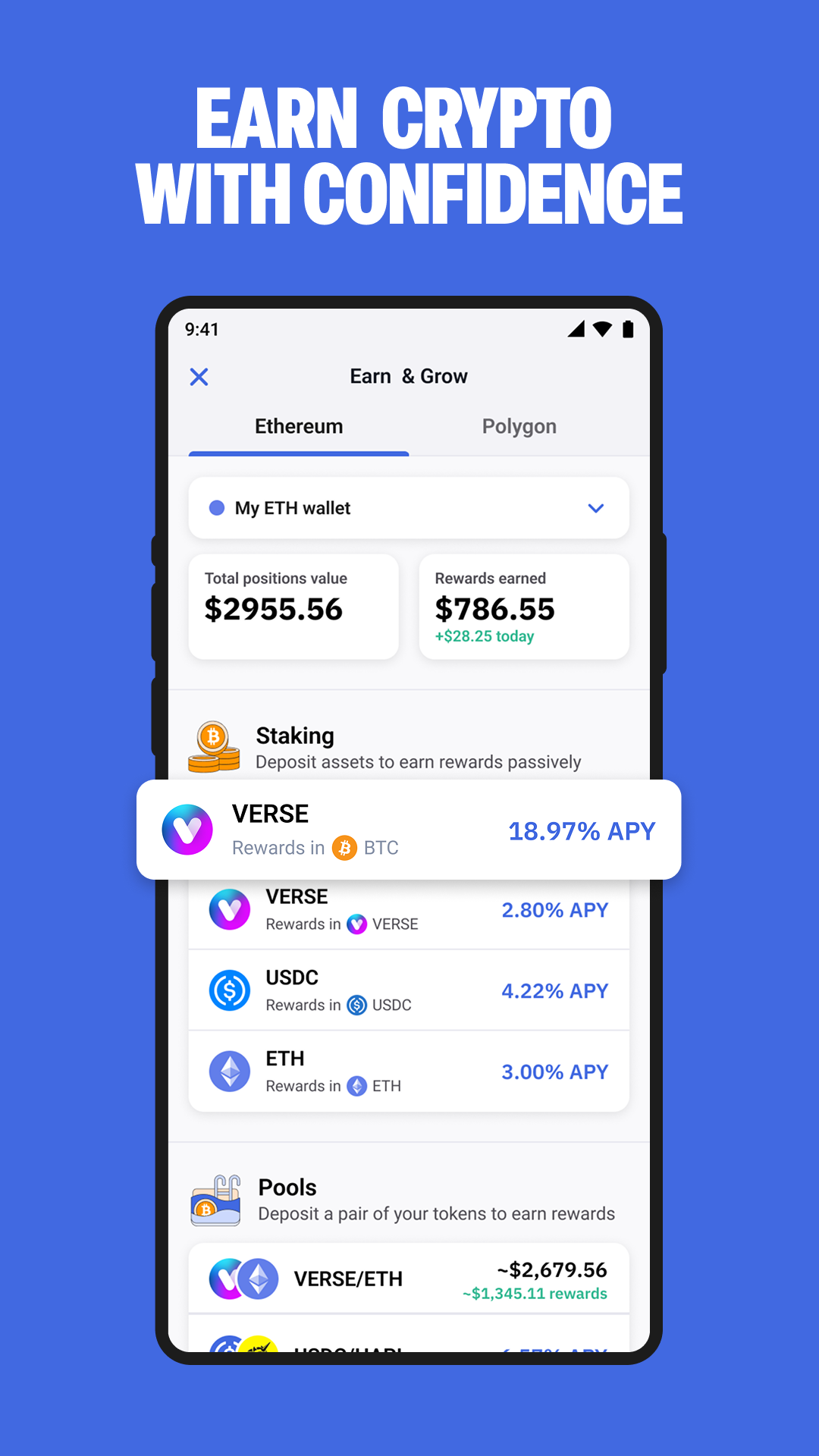 اسکرین شات 5 برنامه Bitcoin.com: Crypto Wallet