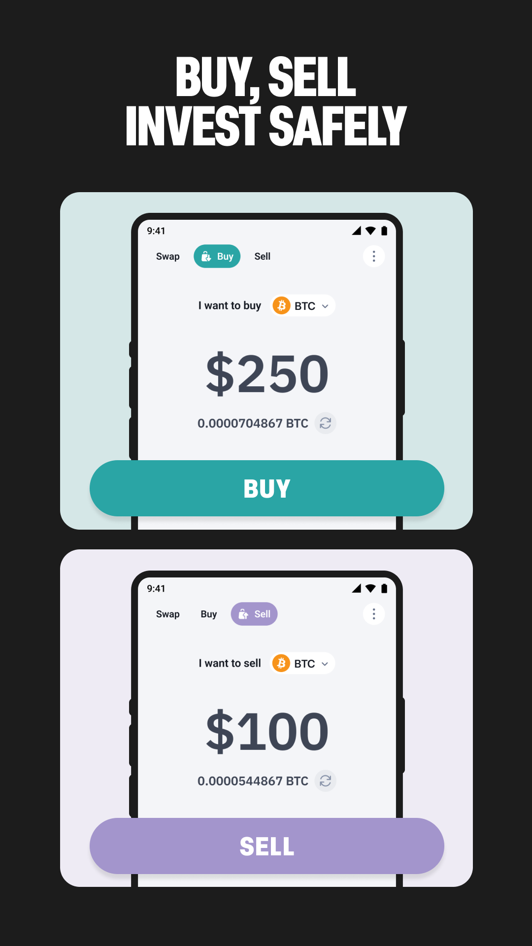 اسکرین شات 3 برنامه Bitcoin.com: Crypto Wallet