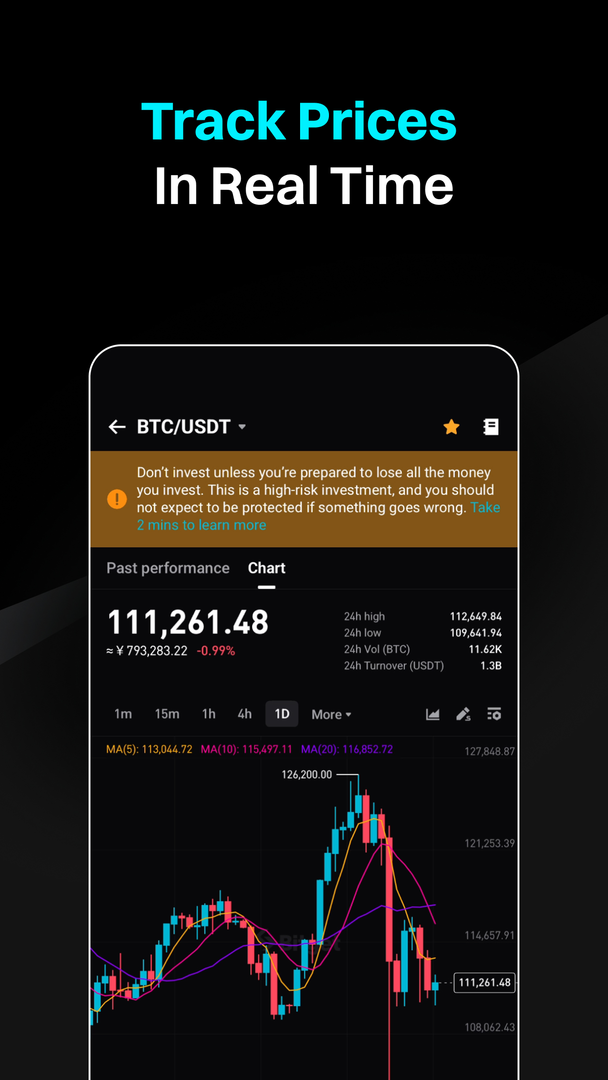 اسکرین شات 3 برنامه Bitget- Bitcoin & Crypto Trade