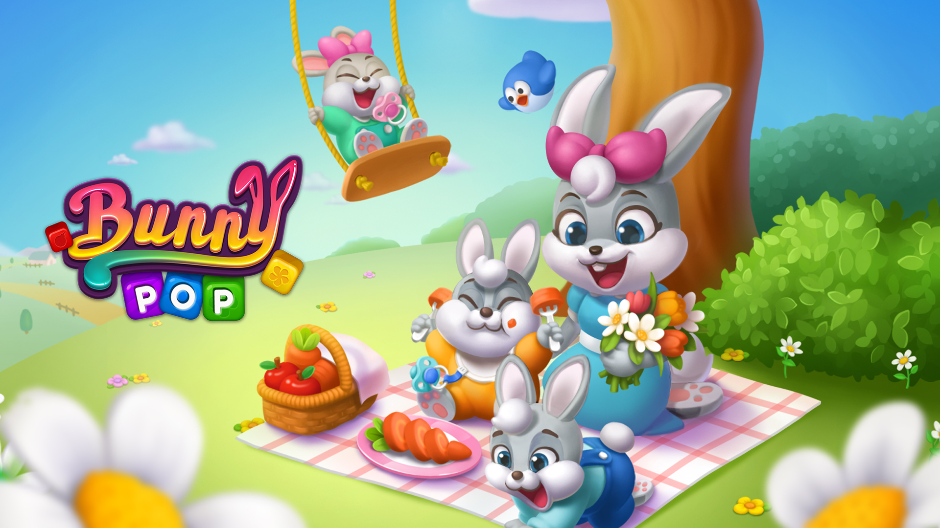 اسکرین شات 1 بازی Bunny Pop Blast
