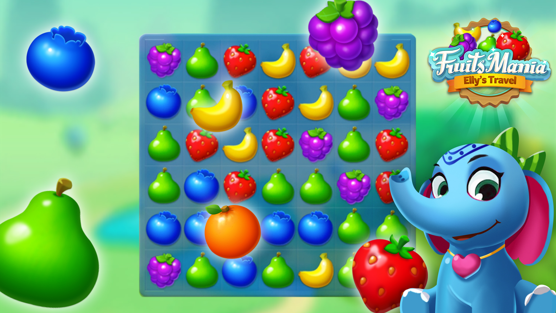 اسکرین شات 2 بازی Fruits Mania : Elly’s travel