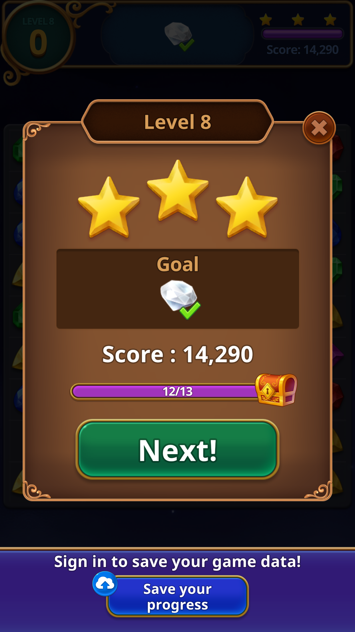 اسکرین شات 6 بازی Jewels Magic : King’s Diamond