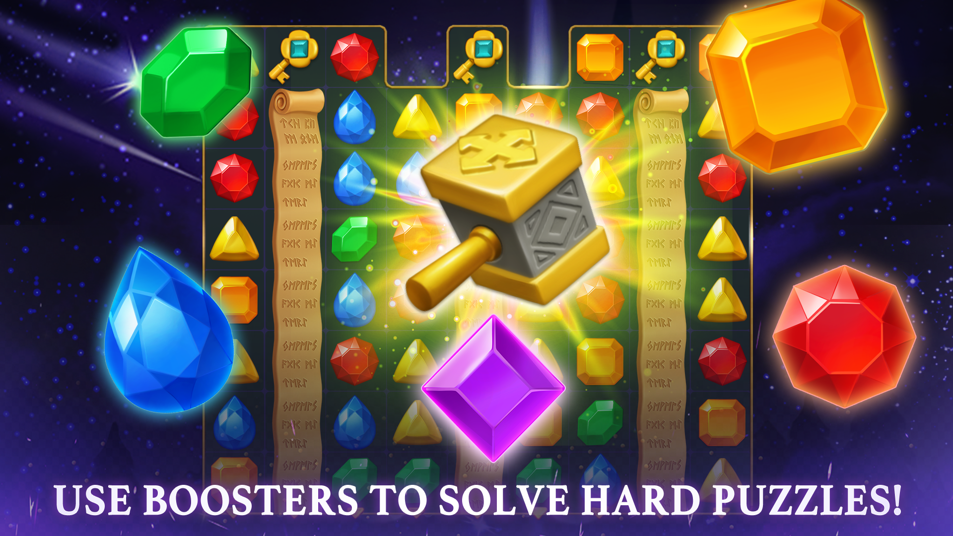 اسکرین شات 6 بازی Jewels Magic: Mystery Match 3