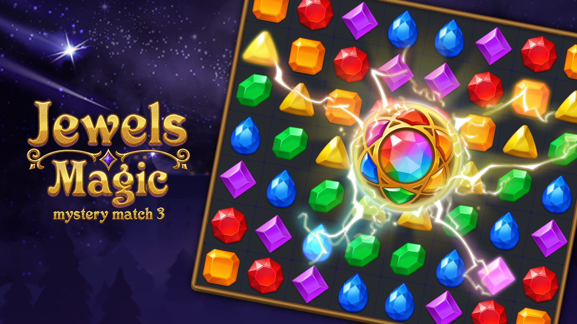 اسکرین شات 7 بازی Jewels Magic: Mystery Match 3