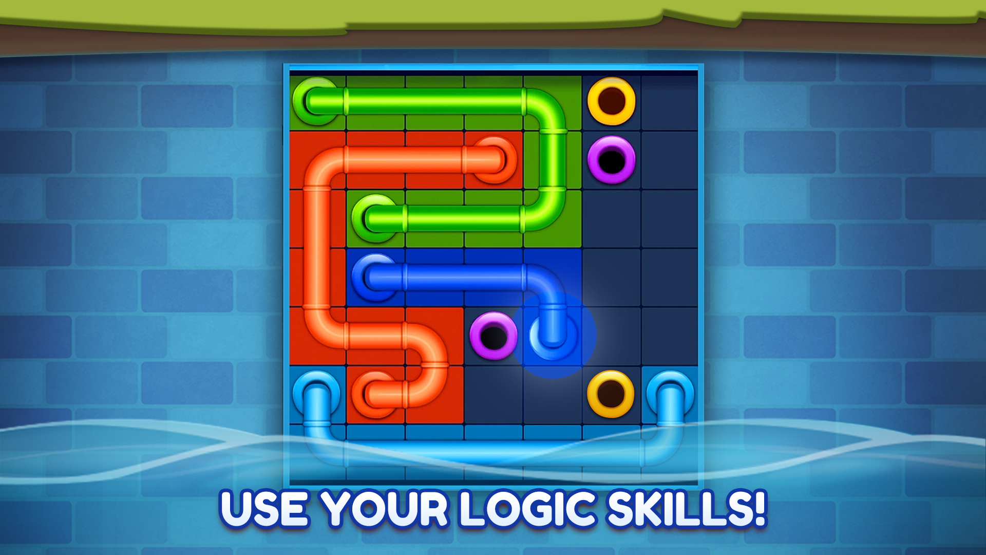 اسکرین شات 1 بازی Line Puzzle: Pipe Art