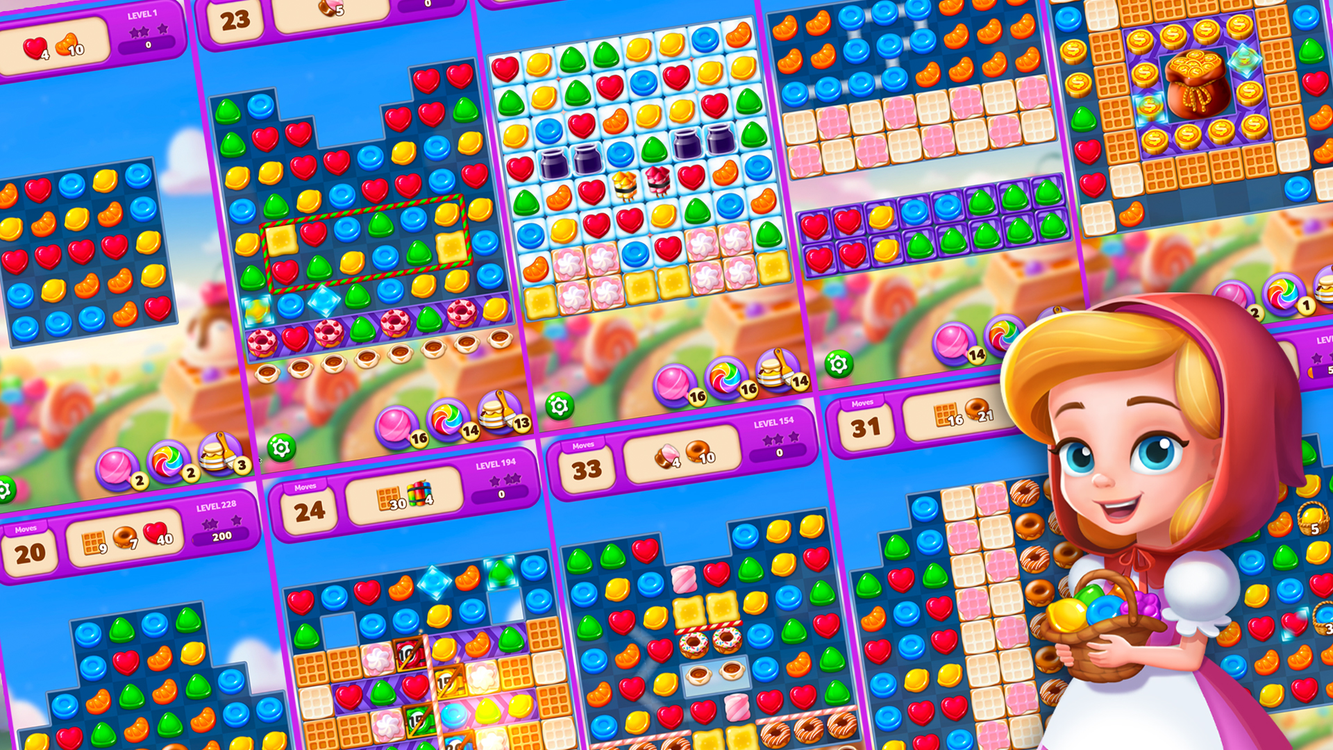 اسکرین شات 2 بازی Lollipop : Link & Match