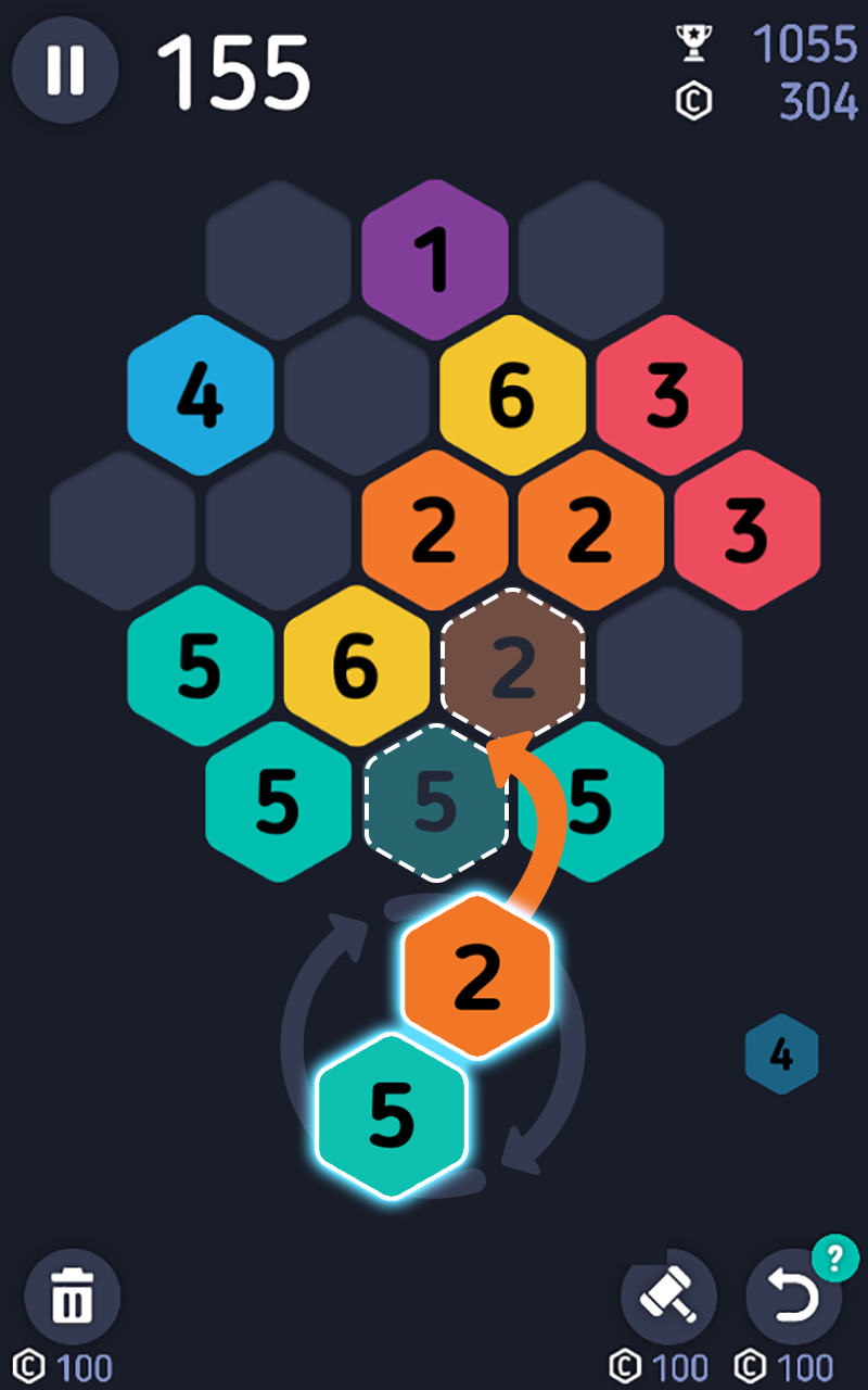 اسکرین شات 6 بازی Make7! Hexa Puzzle