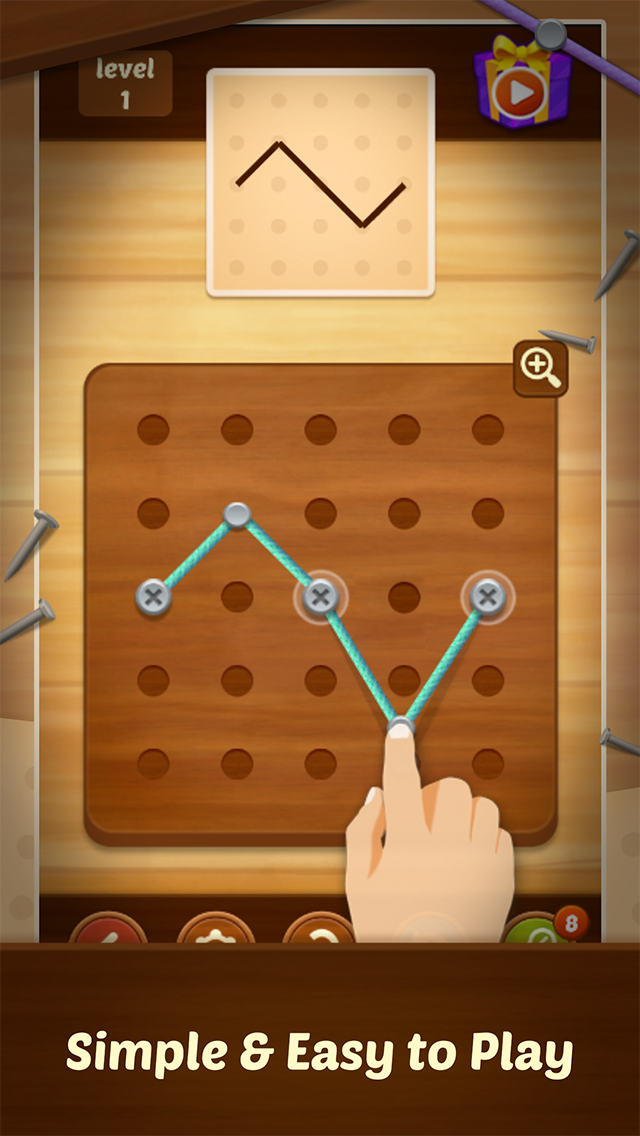 اسکرین شات 5 بازی Line Puzzle: String Art