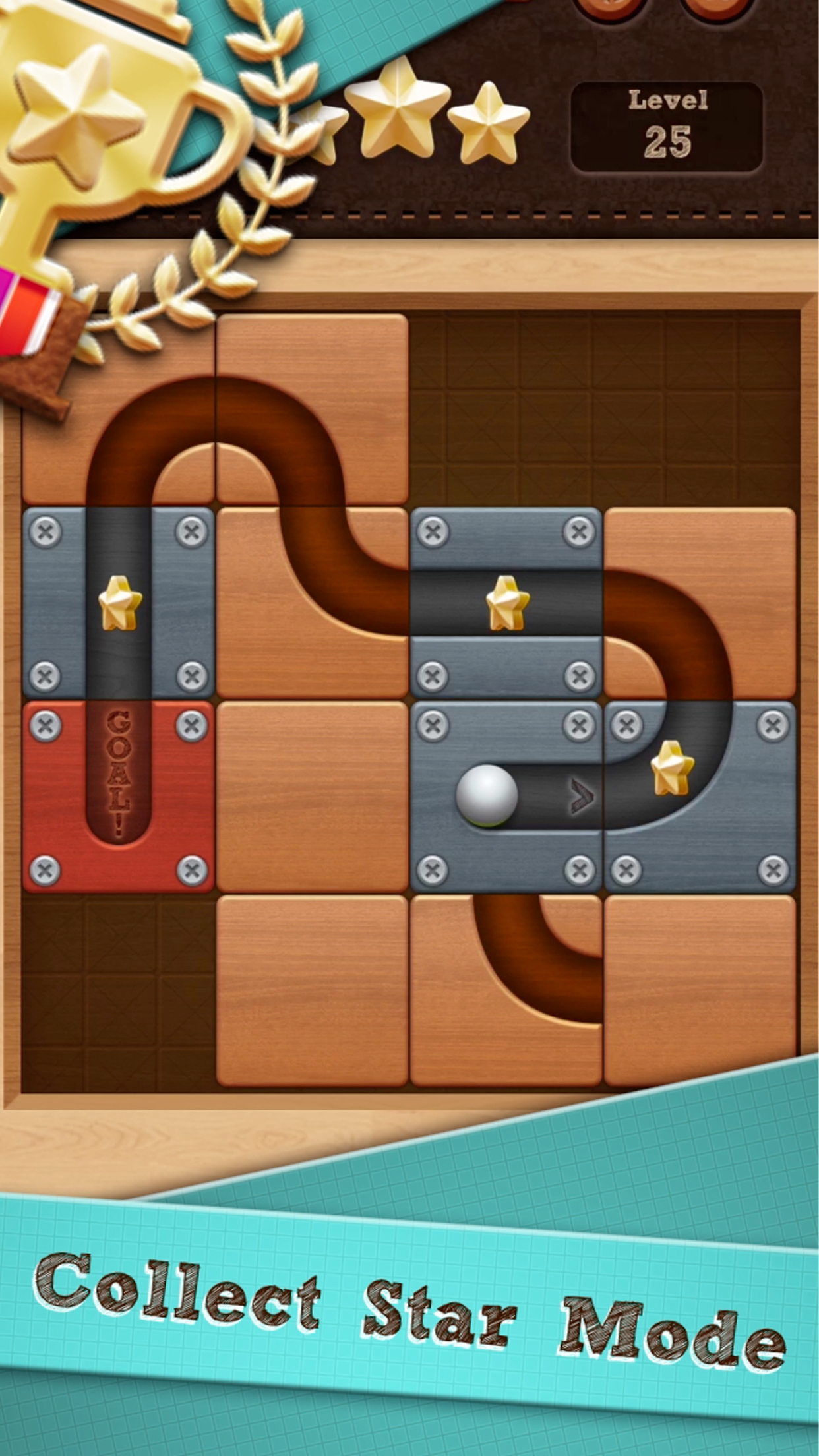 اسکرین شات 4 بازی Roll the Ball® - slide puzzle