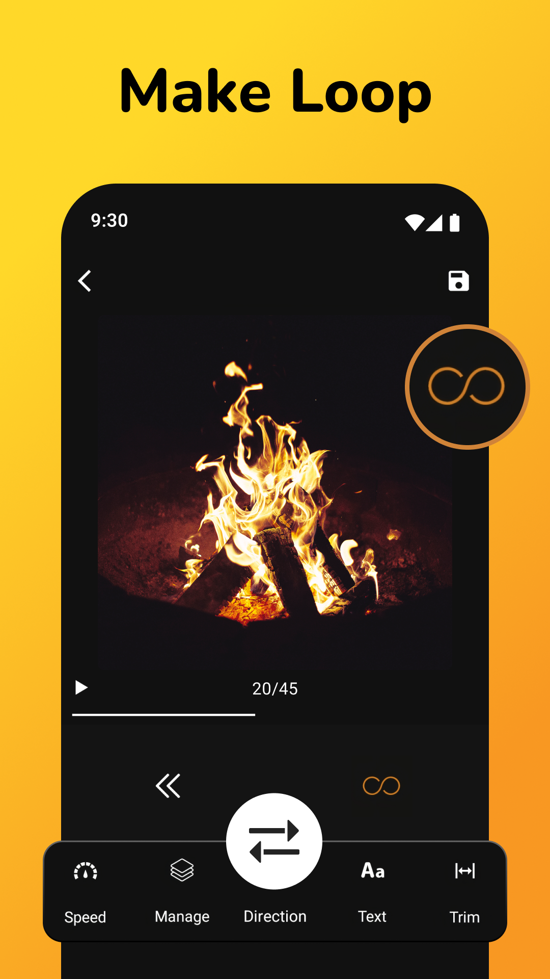 اسکرین شات 5 برنامه GIF Maker, Video to GIF Editor