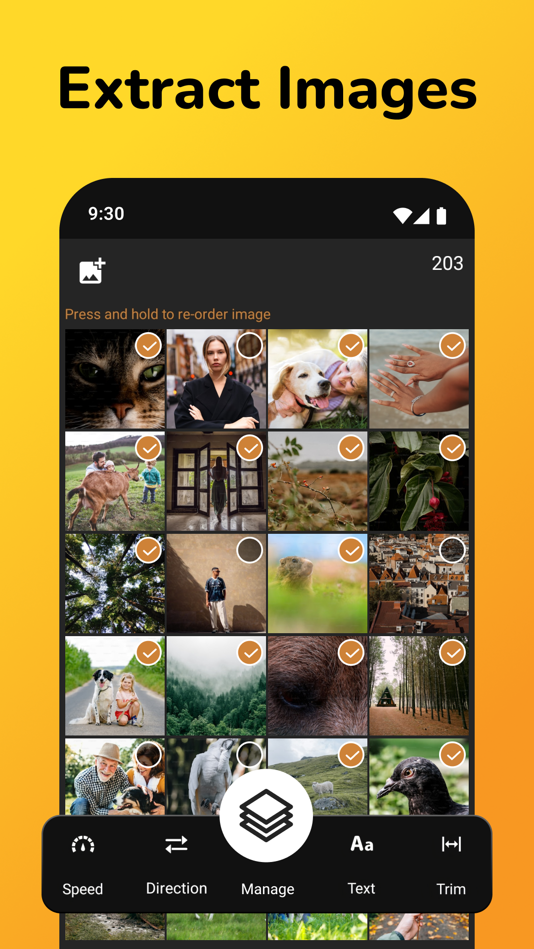 اسکرین شات 7 برنامه GIF Maker, Video to GIF Editor