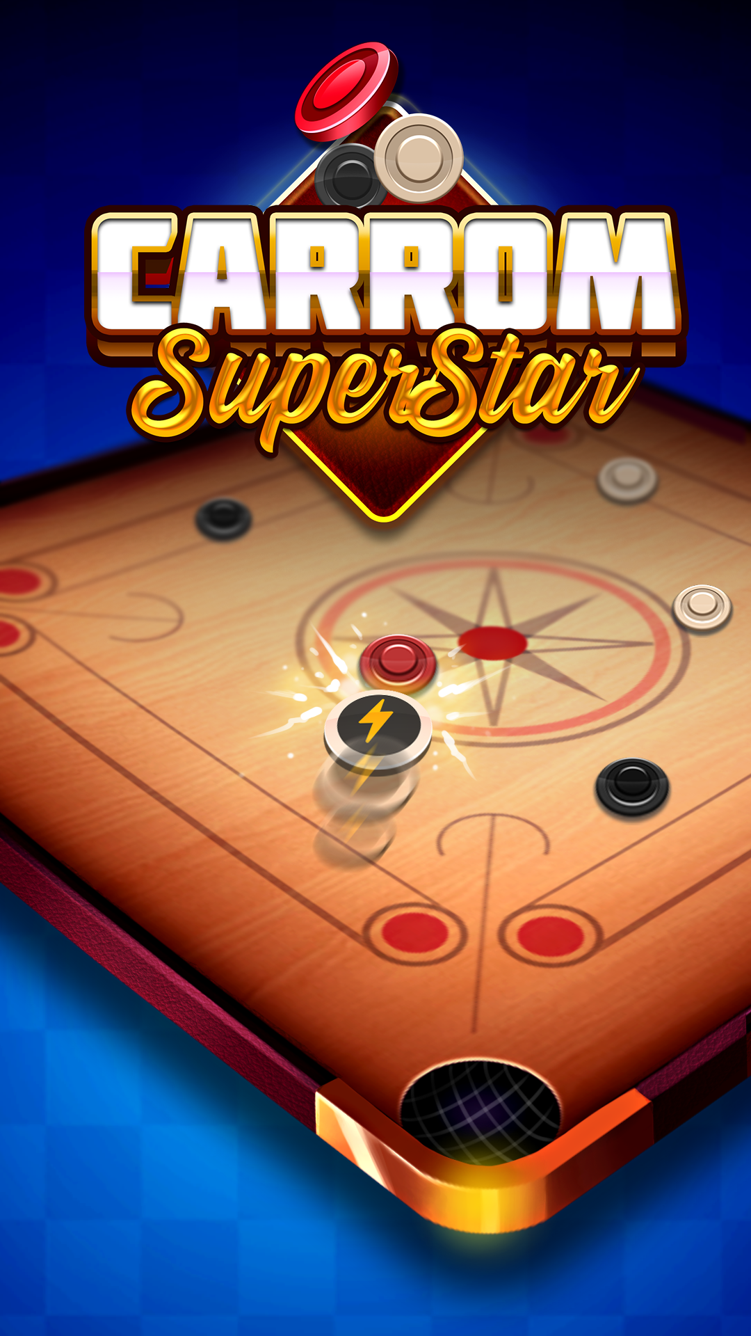 اسکرین شات 1 بازی Carrom Superstar