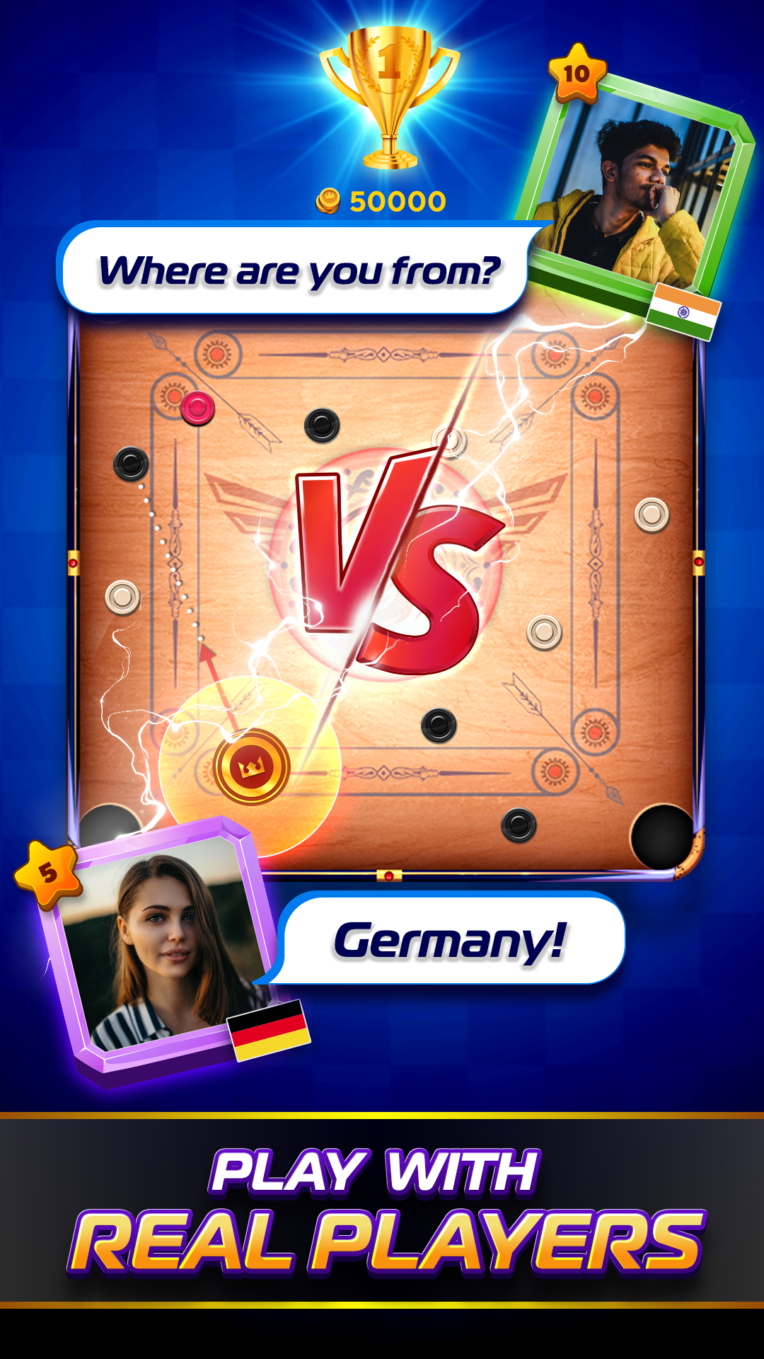 اسکرین شات 4 بازی Carrom Superstar
