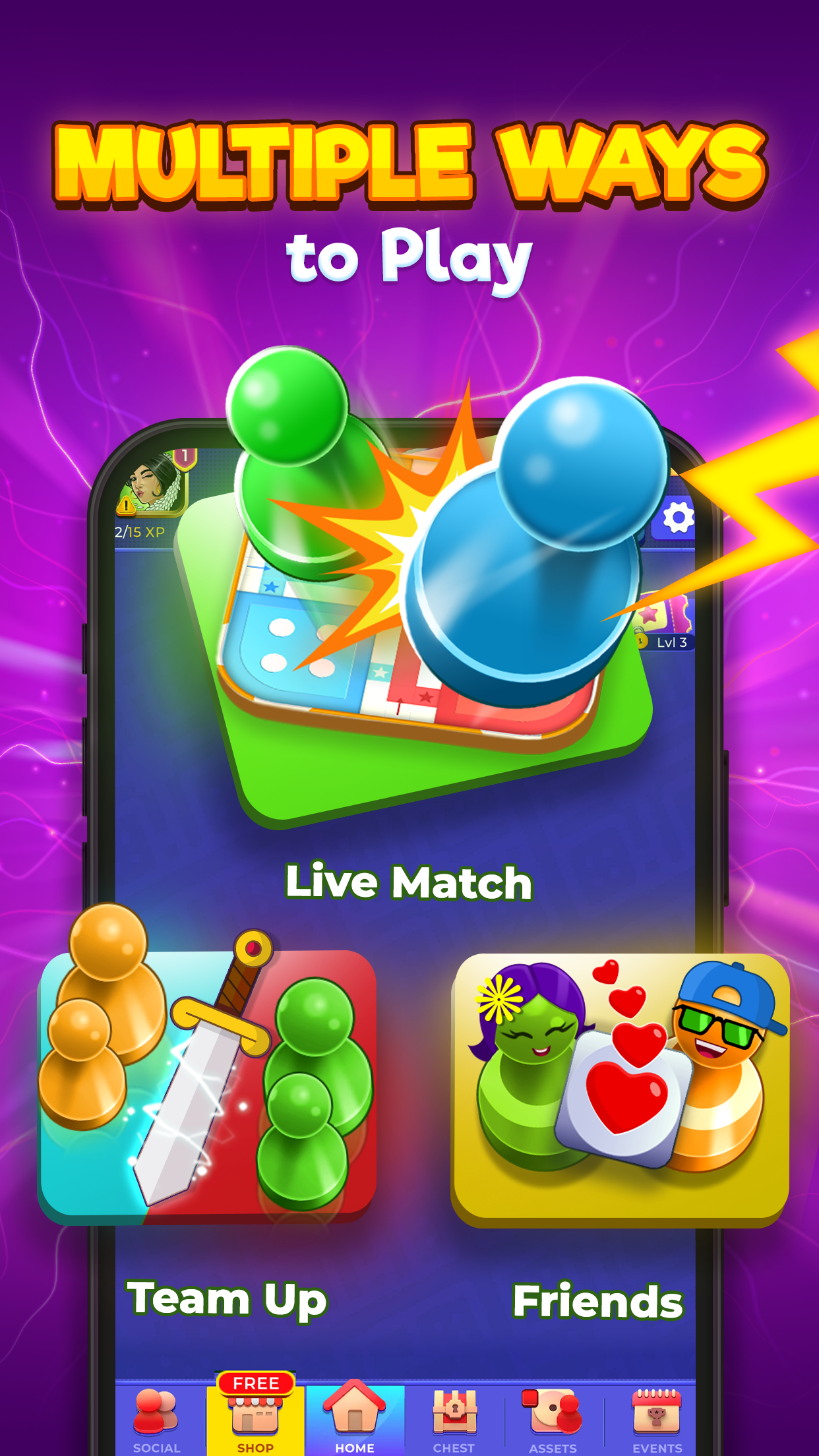 اسکرین شات 2 بازی Ludo SuperStar - Board Game