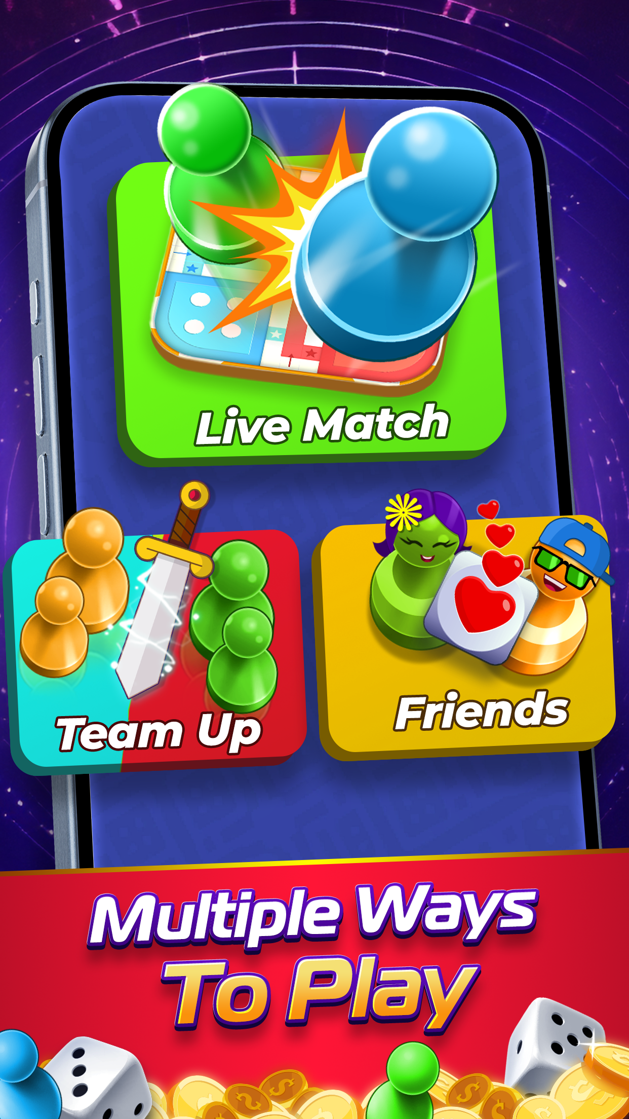 اسکرین شات 2 بازی Ludo SuperStar - Fun Dice Game
