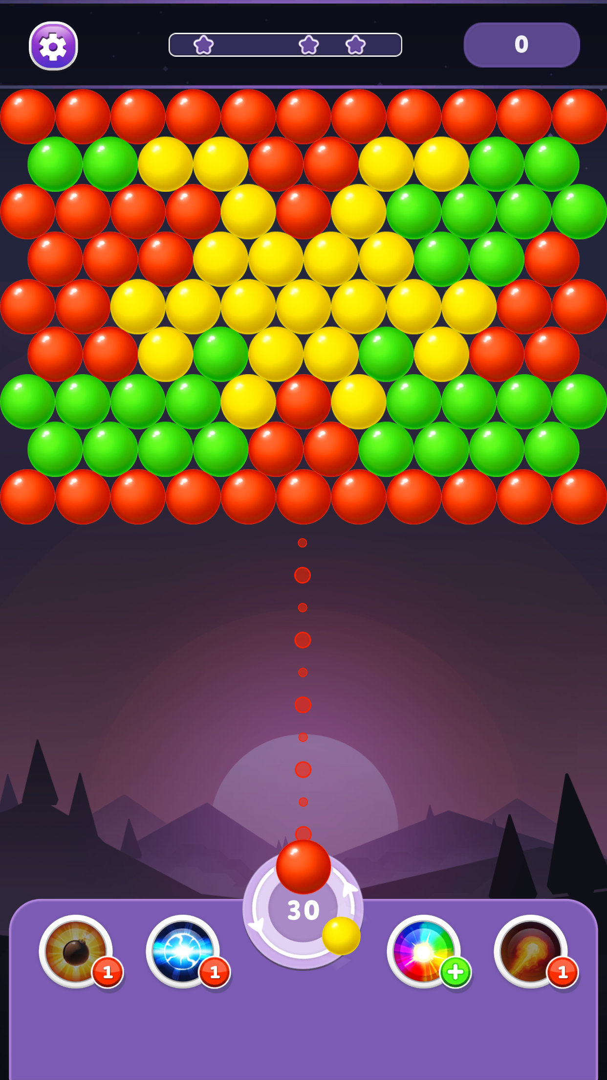 اسکرین شات 5 بازی Bubble Shooter Rainbow