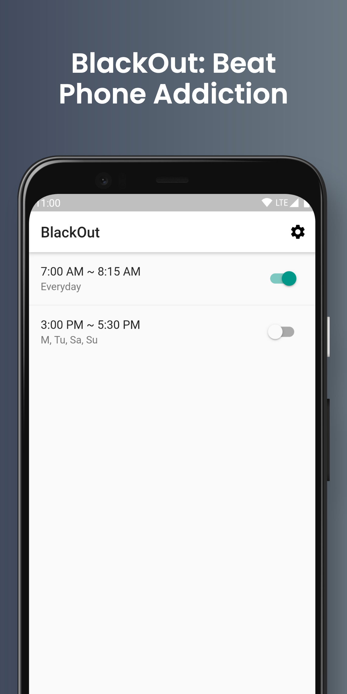اسکرین شات 1 برنامه BlackOut: Stay Focused