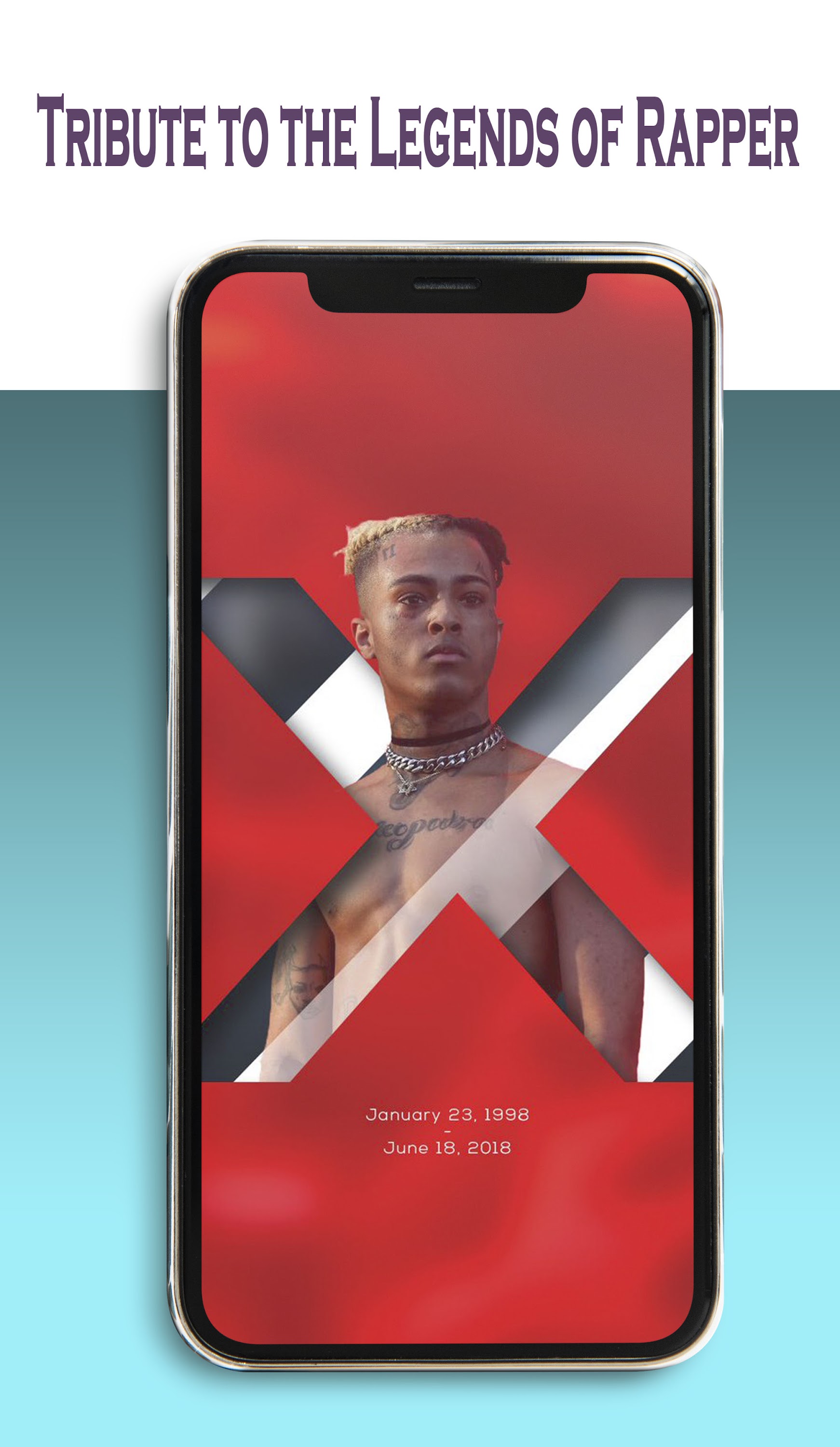 اسکرین شات 4 برنامه XXXTentacion Wallpaper