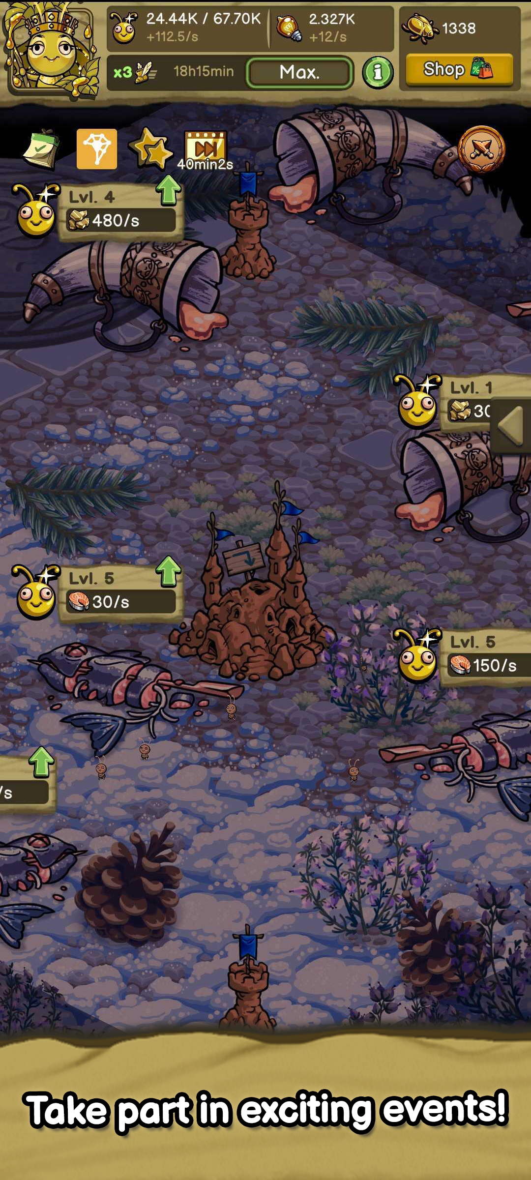اسکرین شات 5 بازی Idle Ant Colony