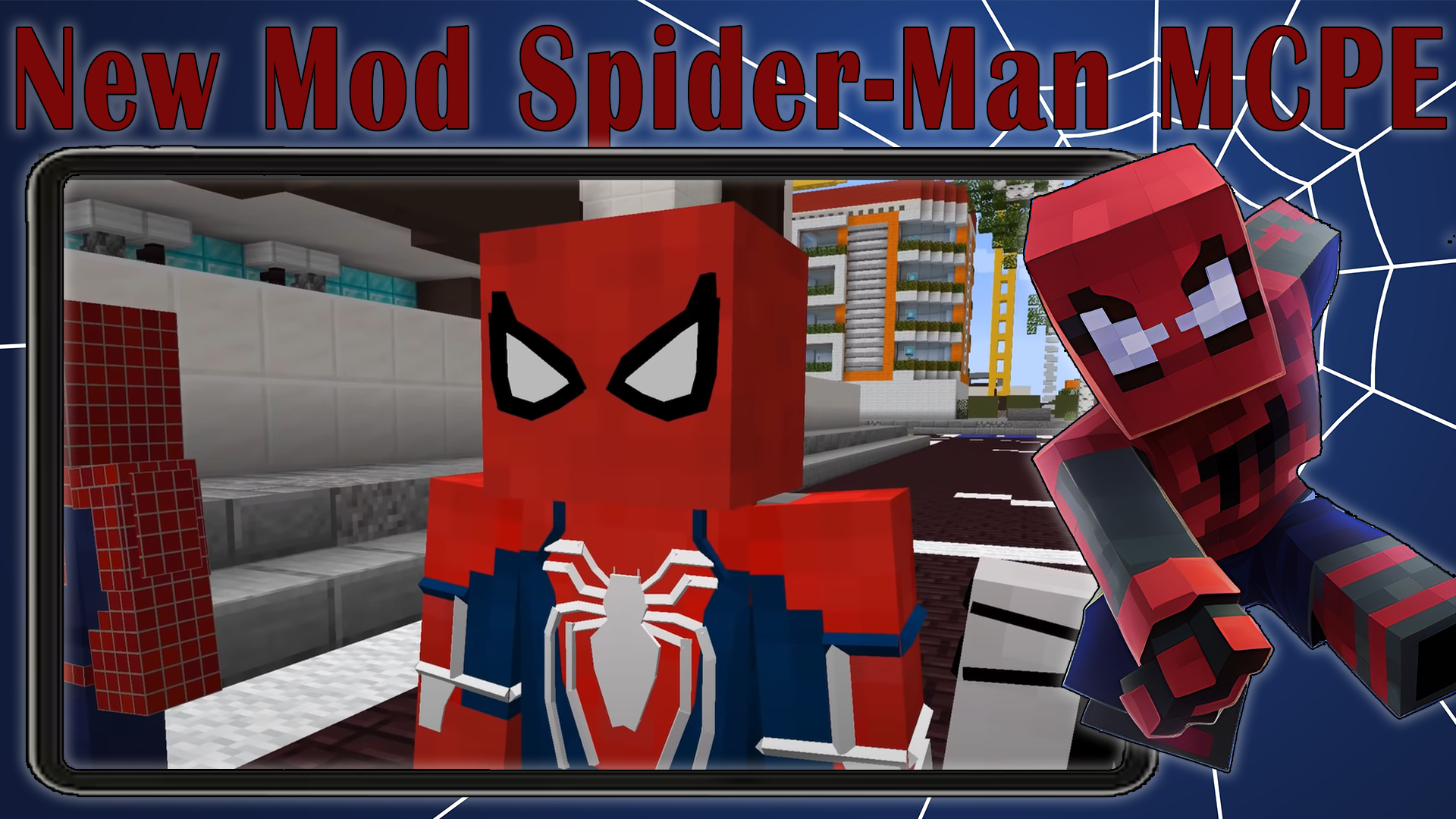 اسکرین شات 2 برنامه Spider MAN MOD for Minecraft