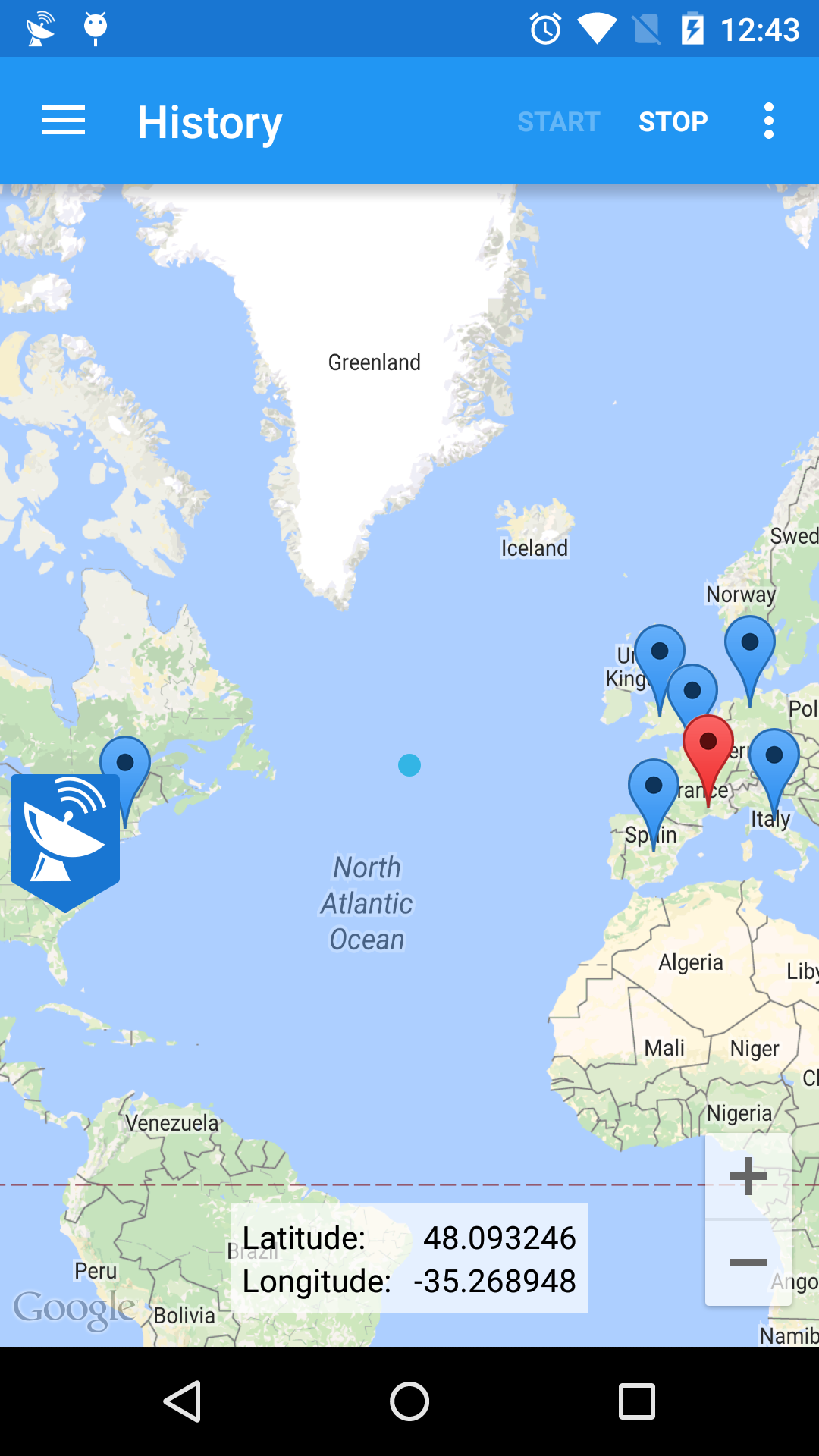 اسکرین شات 1 برنامه Fake GPS