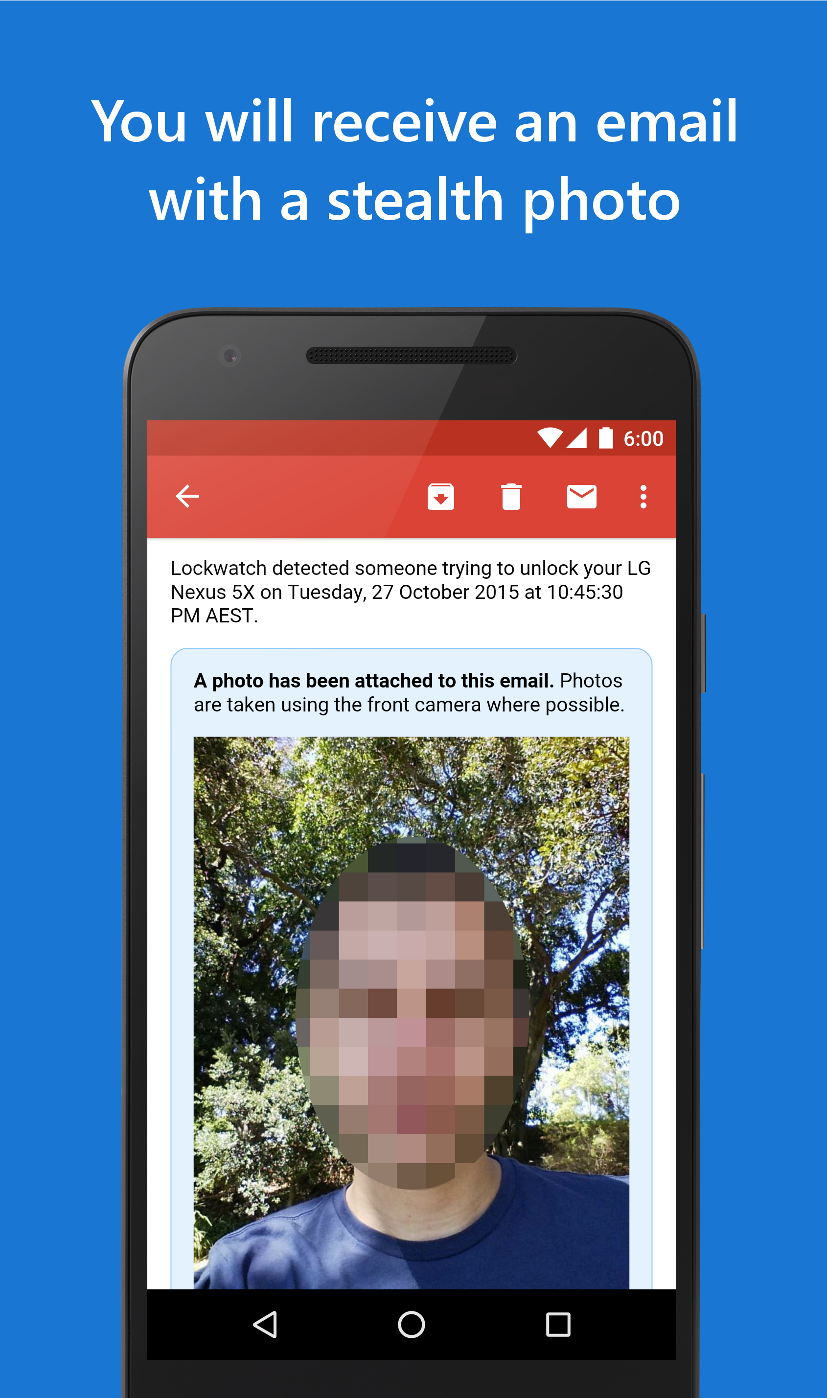 اسکرین شات 3 برنامه Lockwatch – Thief Catcher