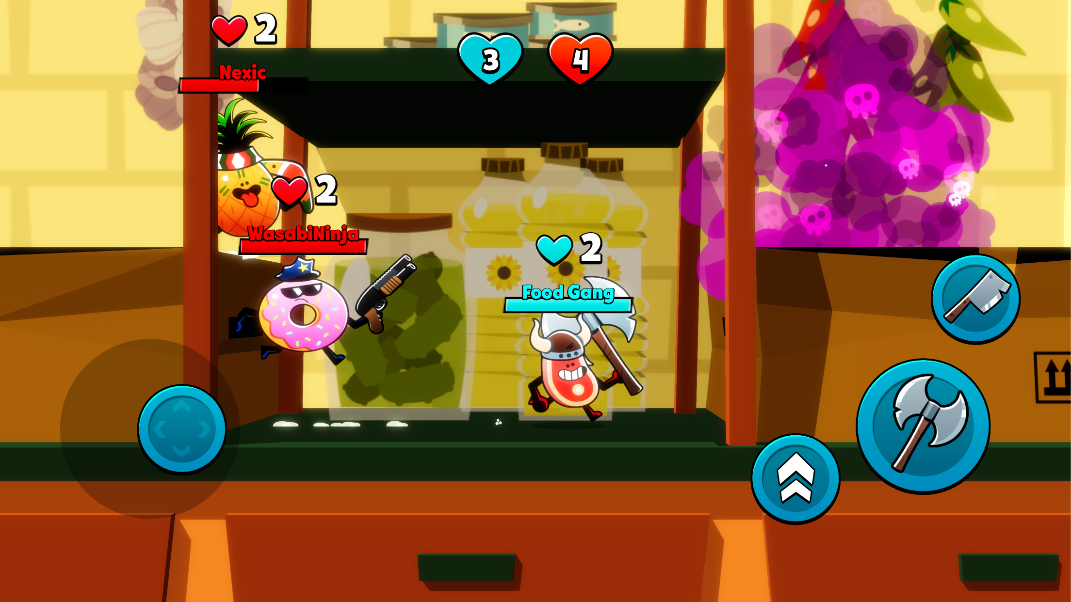 اسکرین شات 3 بازی Food Gang: Chaotic PvP Brawl