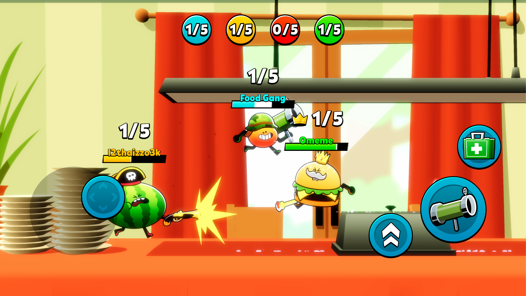 اسکرین شات 2 بازی Food Gang: Chaotic PvP Brawl