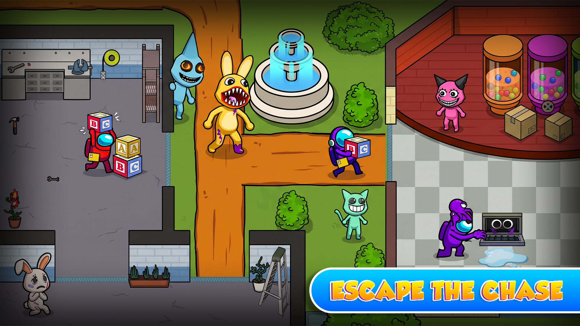 اسکرین شات 3 بازی Survivor In Rainbow Monster