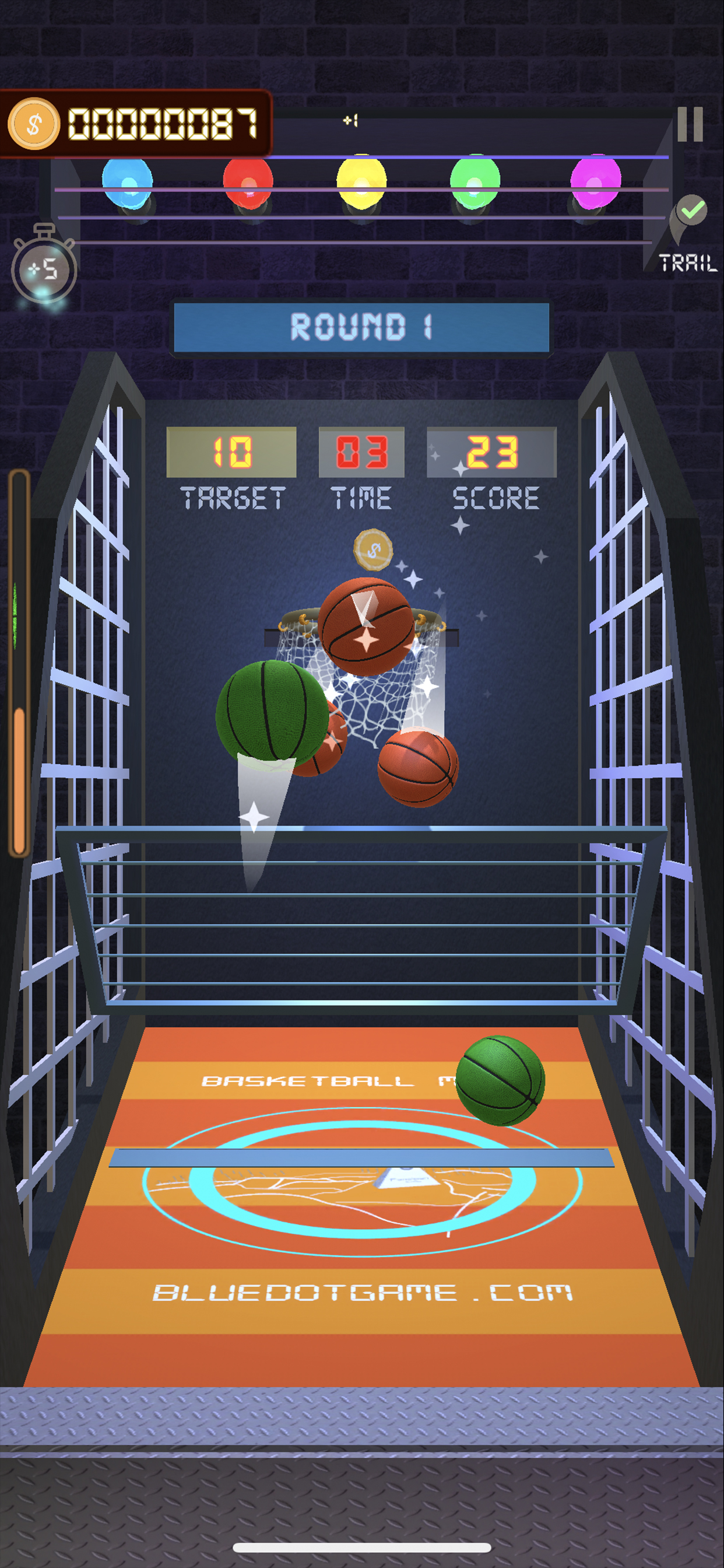 اسکرین شات 7 بازی Basketball Arcade Machine