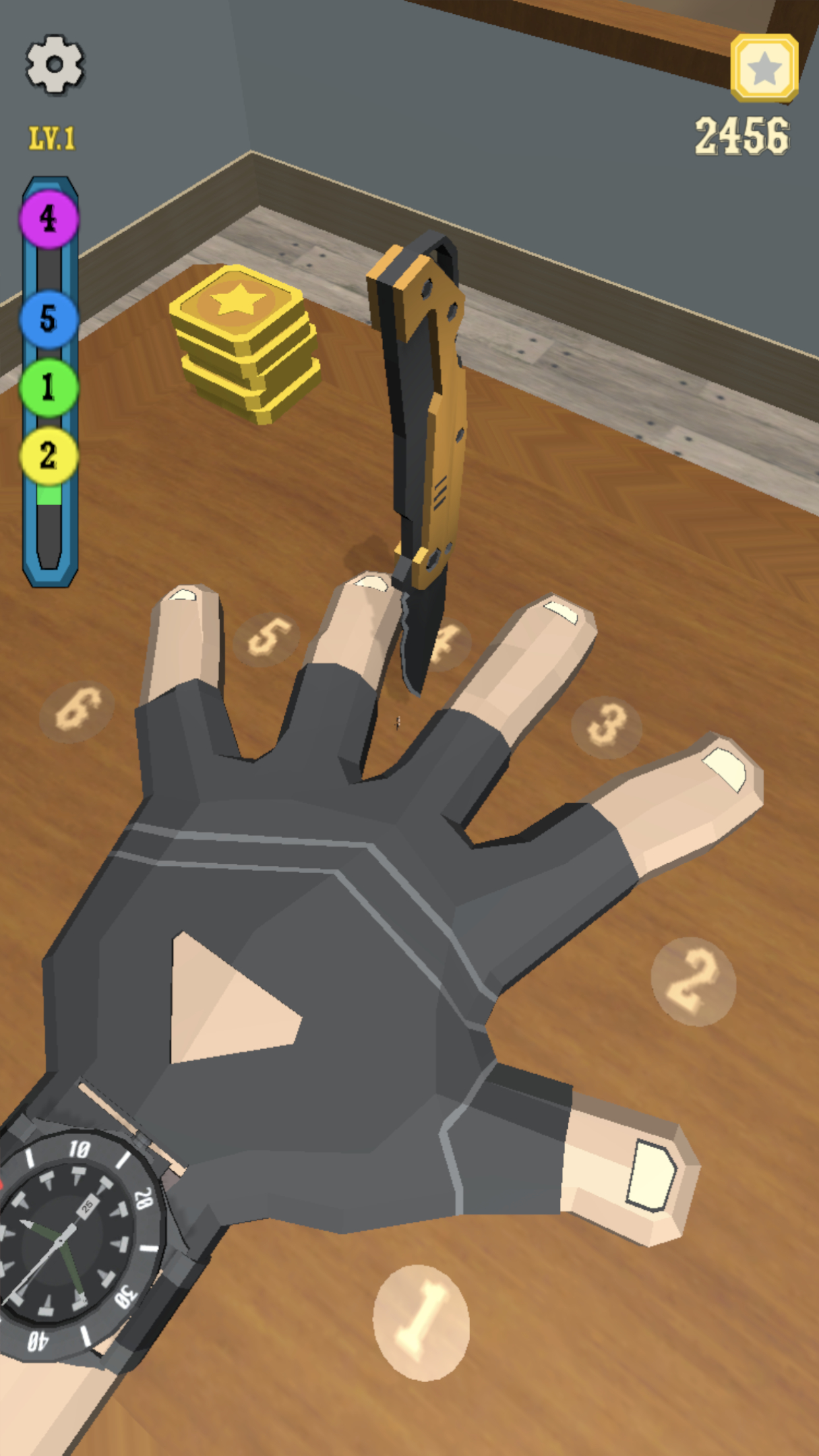 اسکرین شات 3 بازی Knife Finger Game