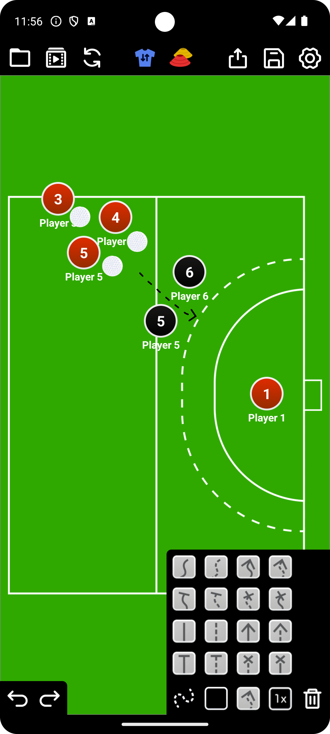 اسکرین شات 3 برنامه Coach Tactic Board: Hockey