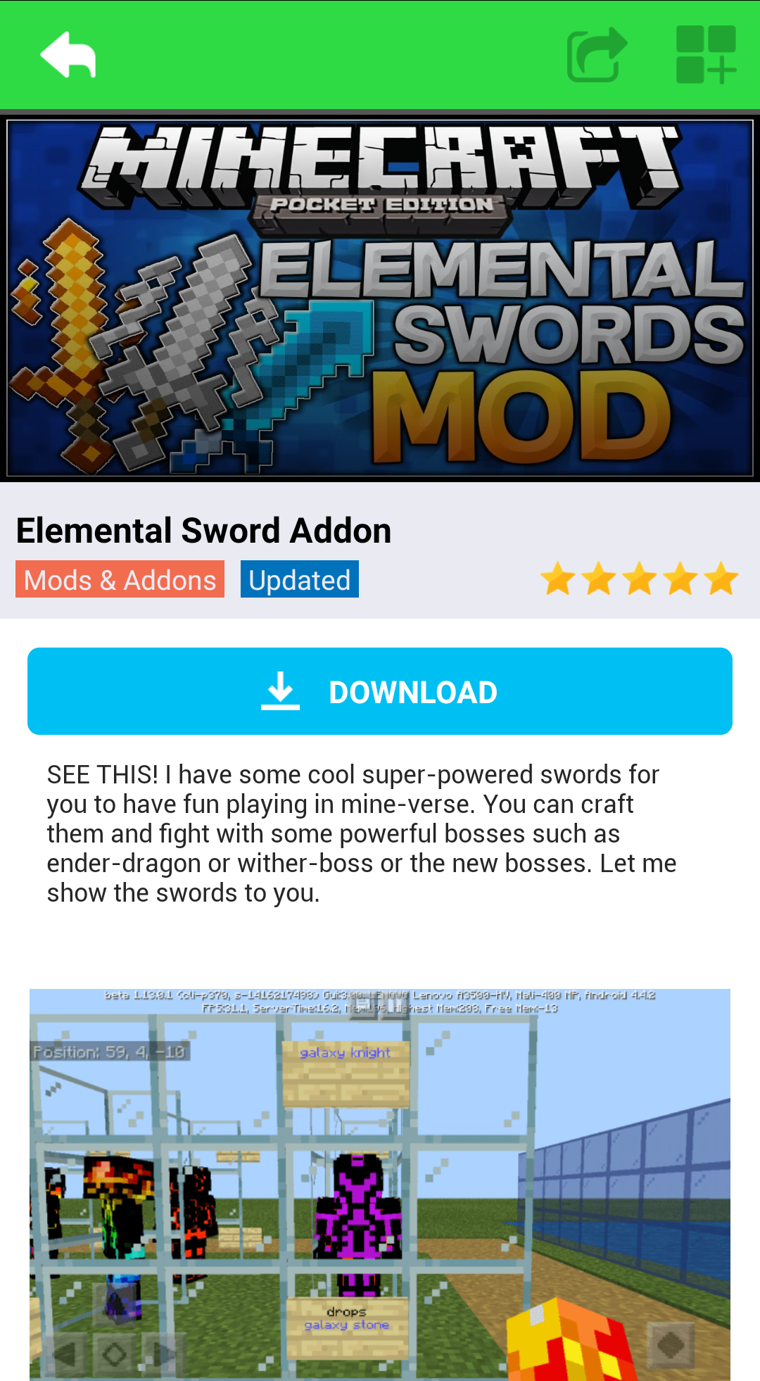 اسکرین شات 6 برنامه Sword MOD