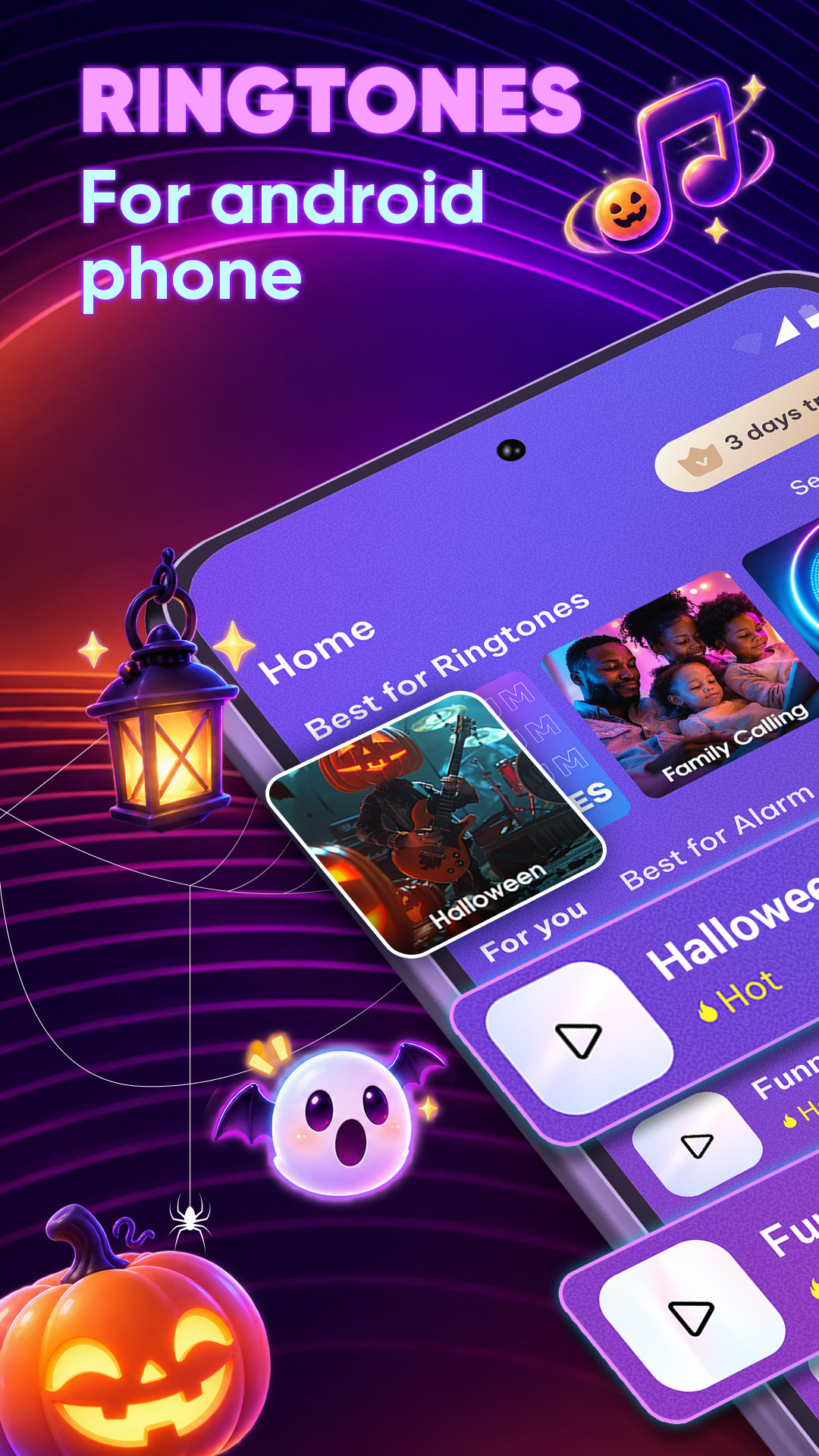 اسکرین شات 1 برنامه Ringtones for Android Phones