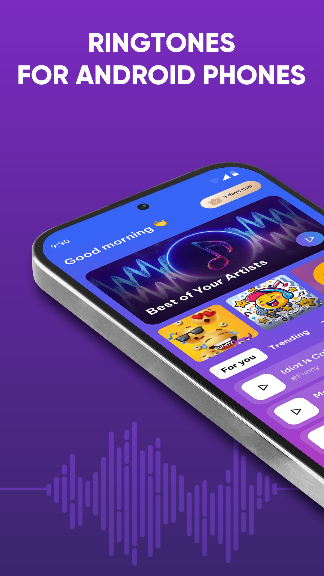 اسکرین شات 1 برنامه Ringtones for android phones