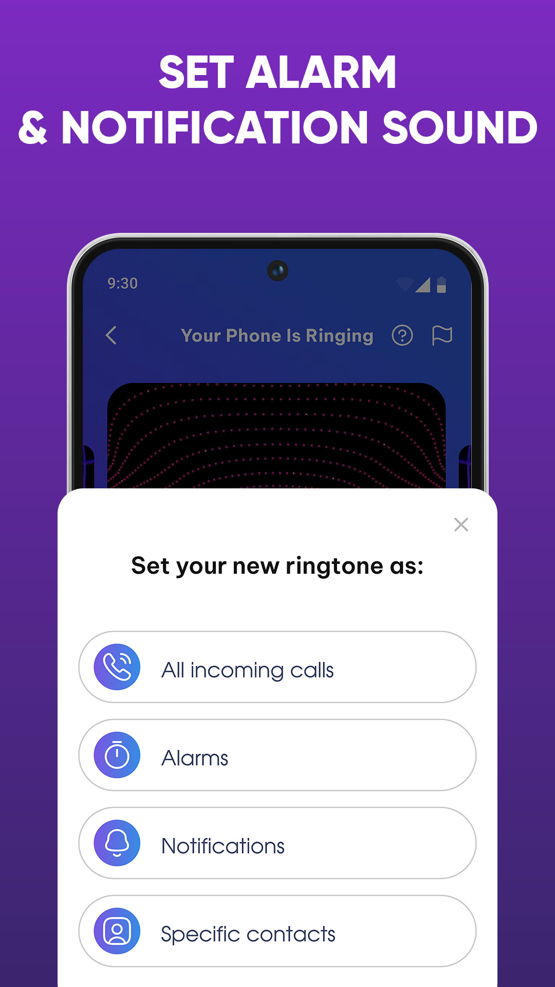 اسکرین شات 6 برنامه Ringtones for android phones