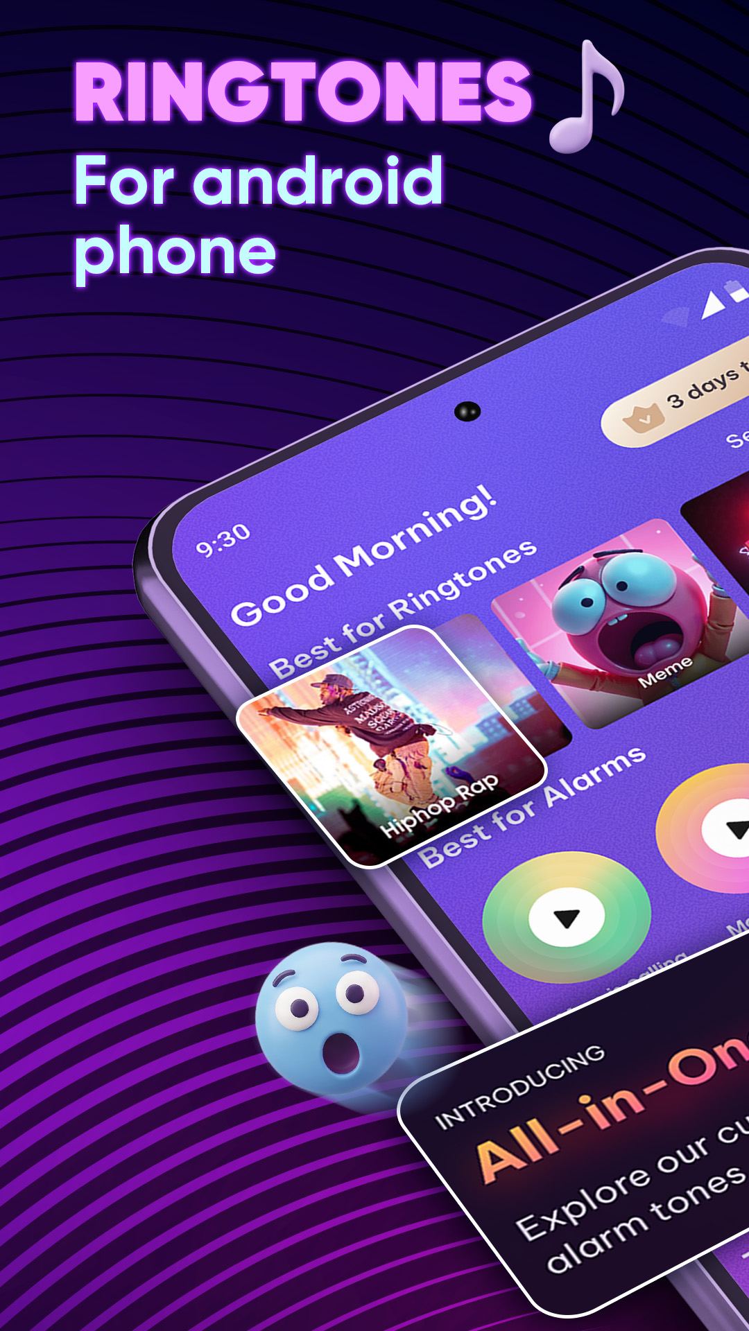 اسکرین شات 1 برنامه Ringtones for android phones