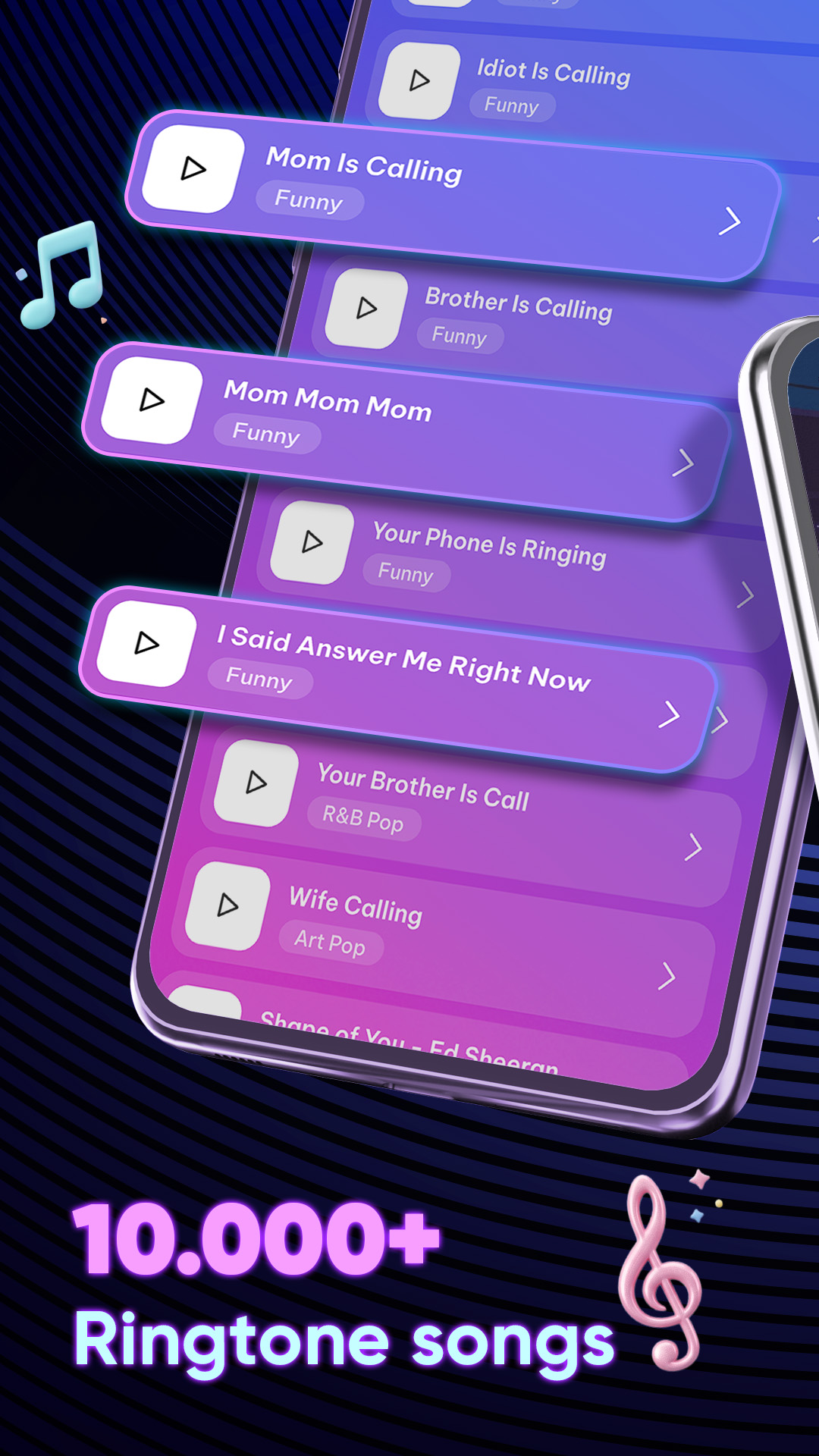 اسکرین شات 3 برنامه Ringtones for android phones