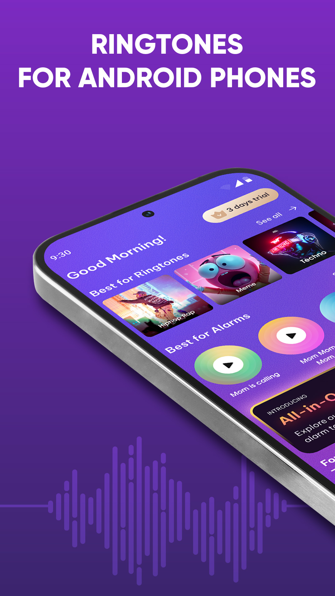 اسکرین شات 1 برنامه Ringtones for android phones
