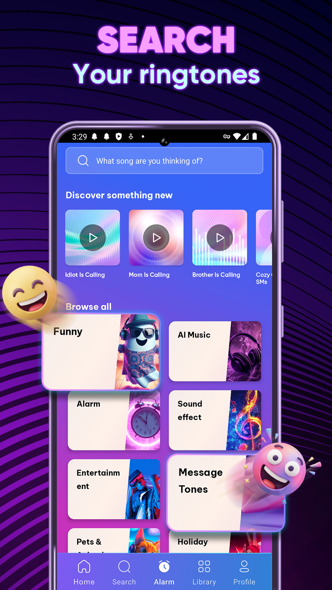 اسکرین شات 5 برنامه Ringtones for android phones