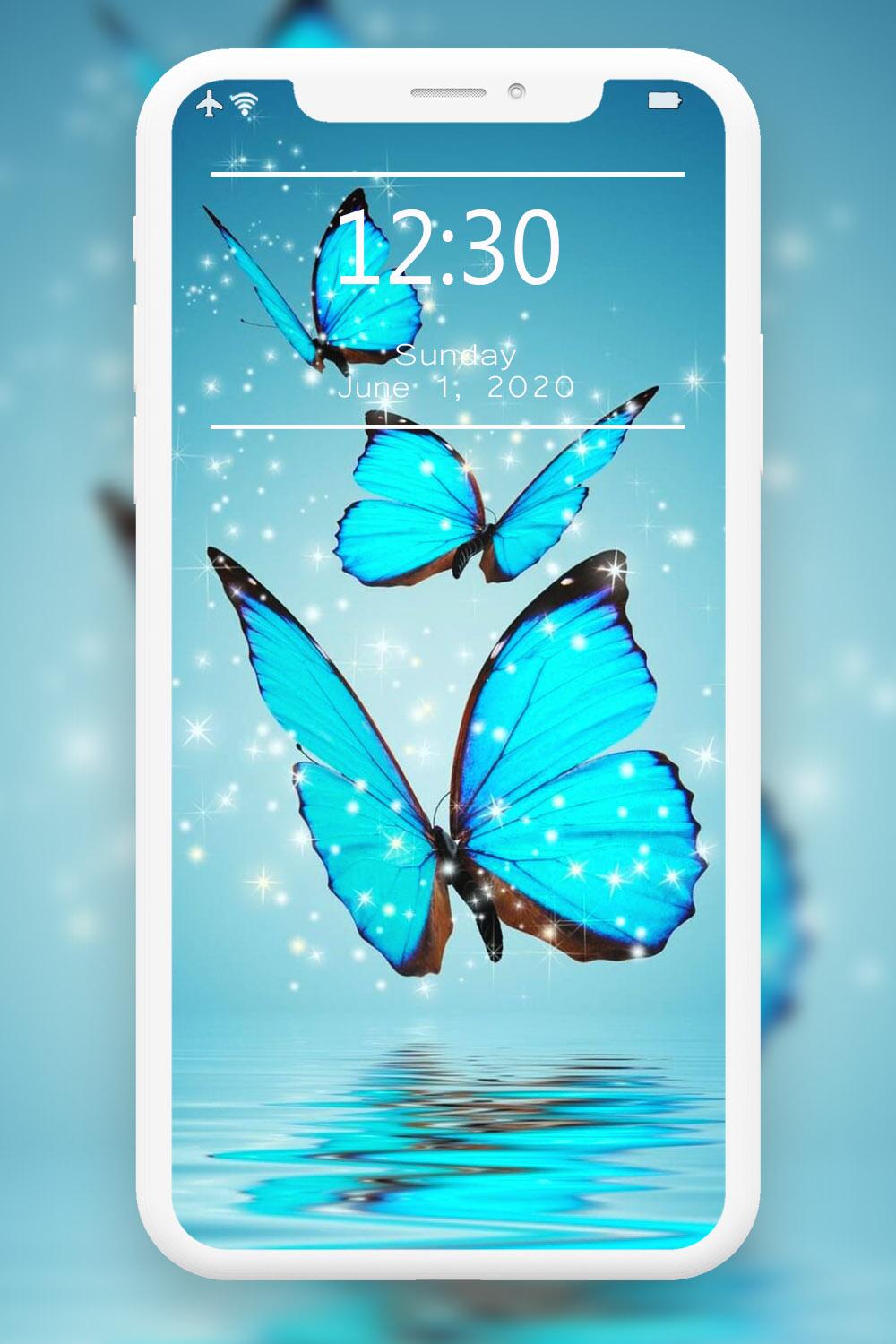 اسکرین شات 2 برنامه Blue Wallpaper