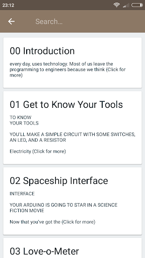 اسکرین شات 5 برنامه Arduino Starter Kit