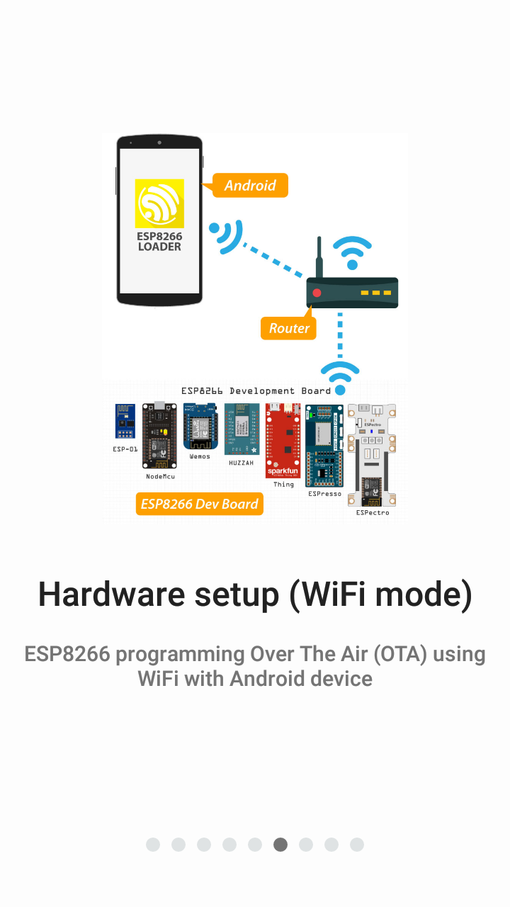 اسکرین شات 6 برنامه ESP8266 Loader (Blynk Uploader